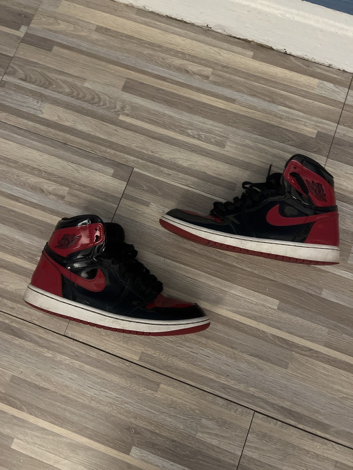 Jordan Brand Jordan 1 Patent bred Size US 8.5 / EU 41-42 - 11 Thumbnail