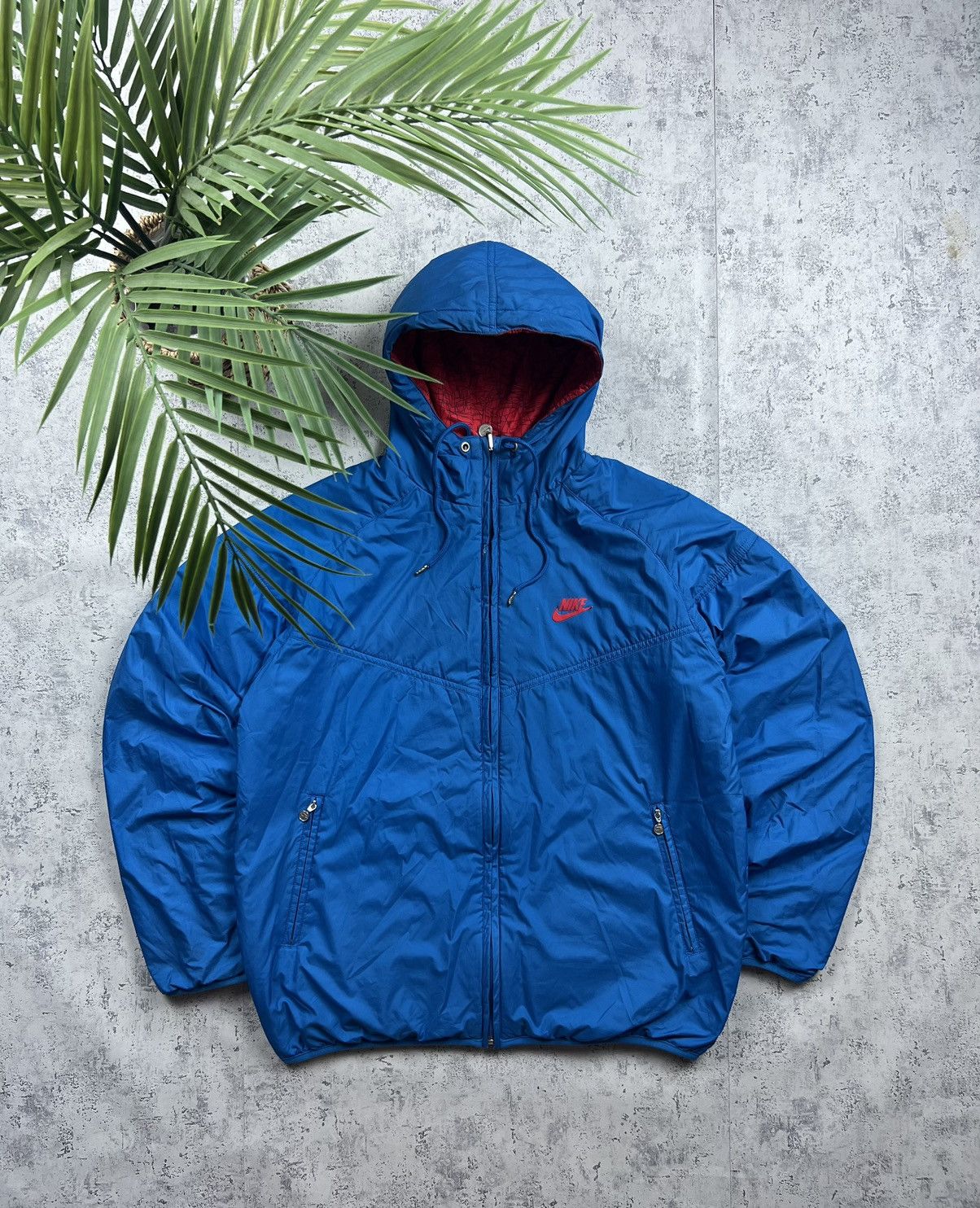 Nike 90s Nike Retro Logo Reversible Vintage Y2K Hooded Jacket Size US M / EU 48-50 / 2 - 1 Thumbnail