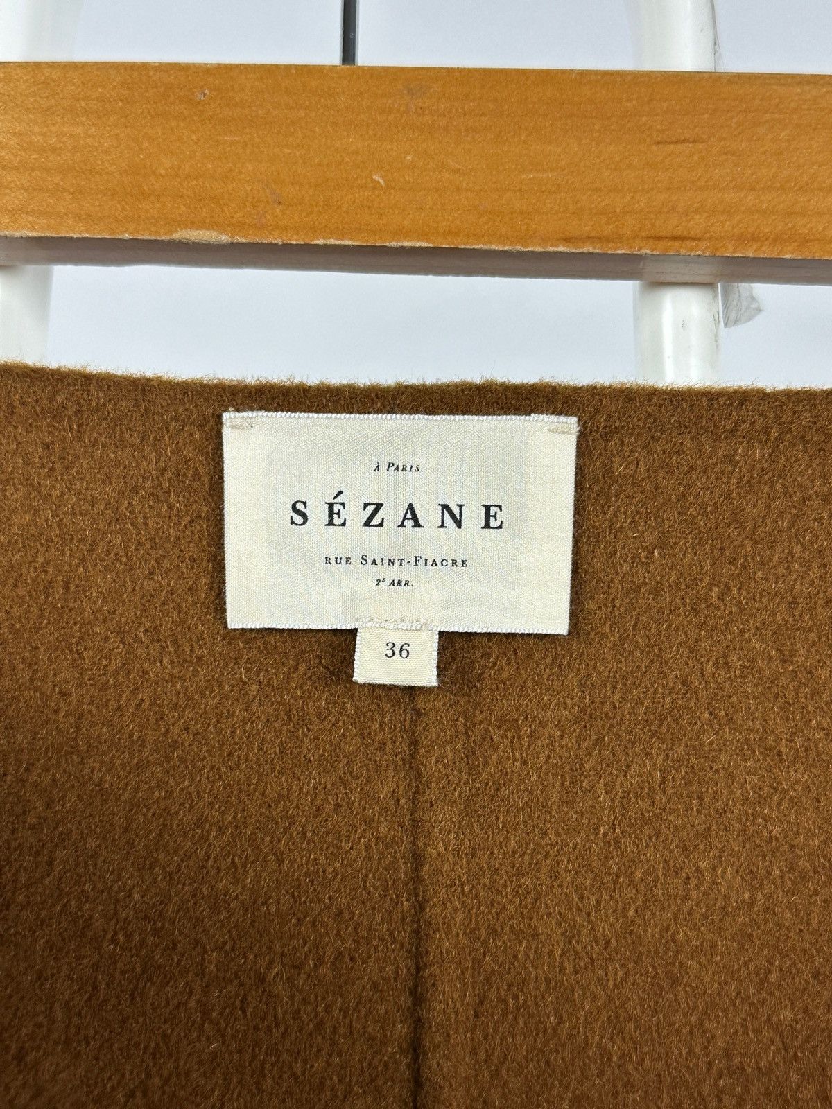 Sezane Sezane Eloane Mustard Wool Midi Skirt Size 26" / US 2 / IT 38 - 12 Thumbnail