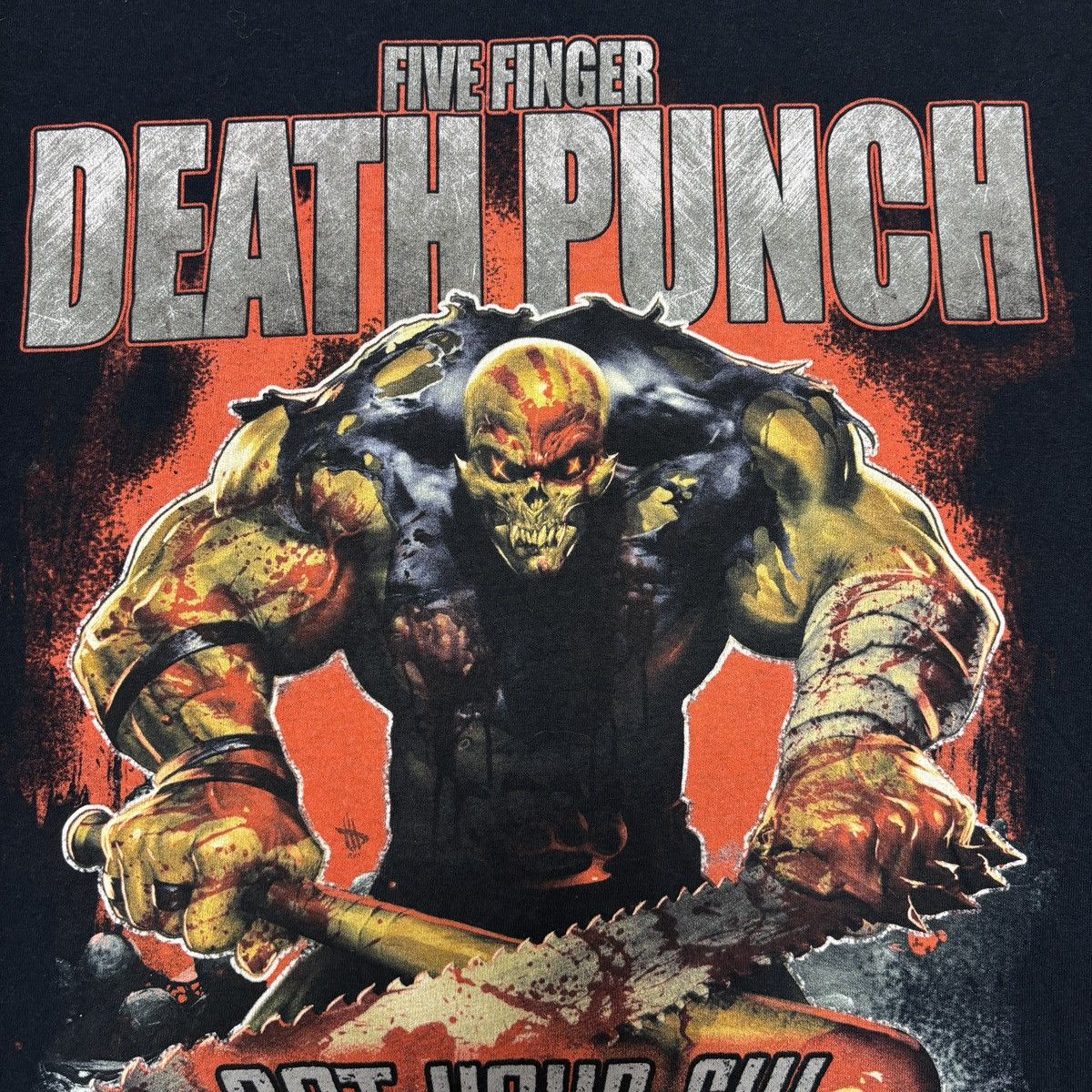 Band Tees × Vintage Five Finger Death Punch Shirt Vintage Band Tees Size US L / EU 52-54 / 3 - 5 Thumbnail
