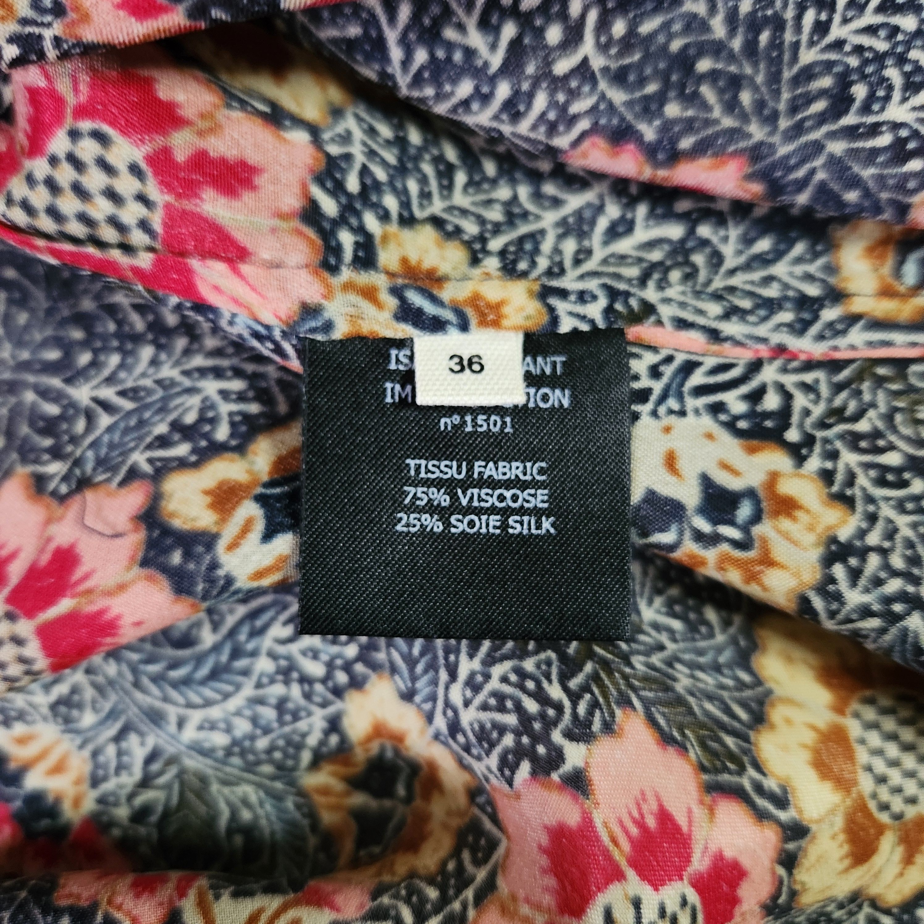 Isabel Marant Isabel Marant Silk Floral Dress Womens 36 Designer Size XS / US 0-2 / IT 36-38 - 6 Thumbnail