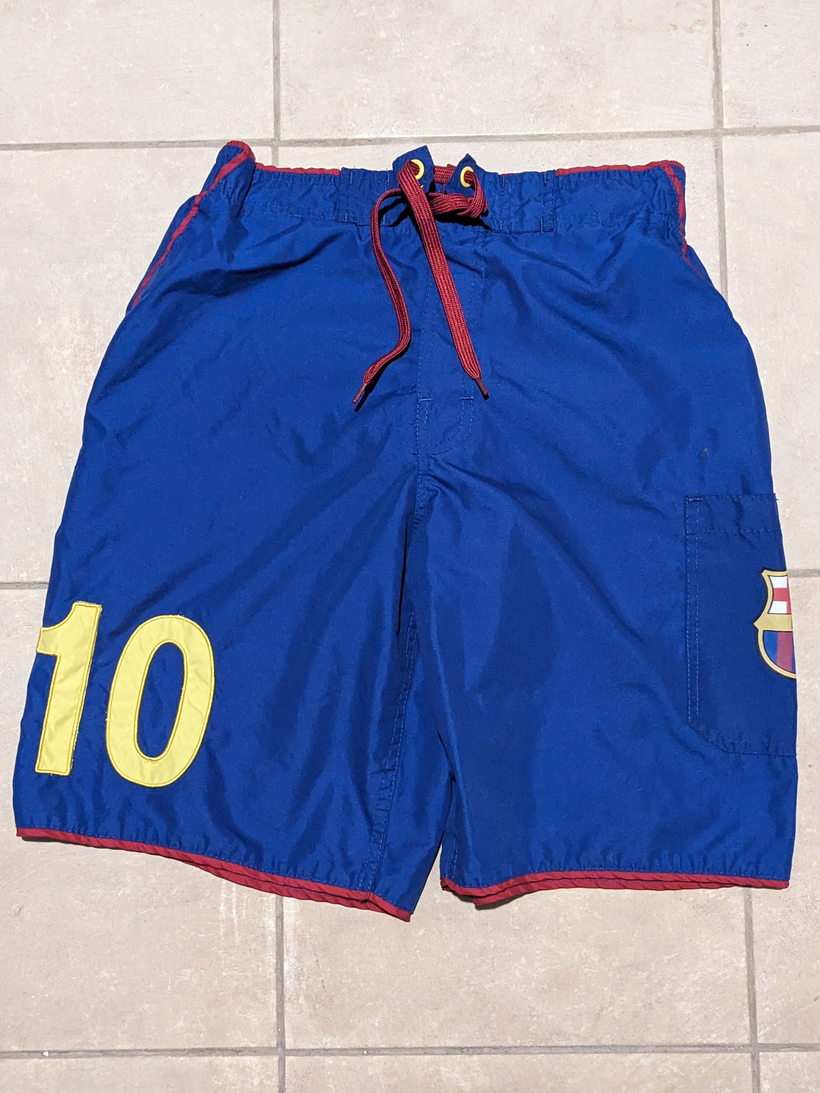Vintage Vintage Messi FCB Barcelona Blue Size 30 Shorts Size US 30 / EU 46 - 7 Thumbnail