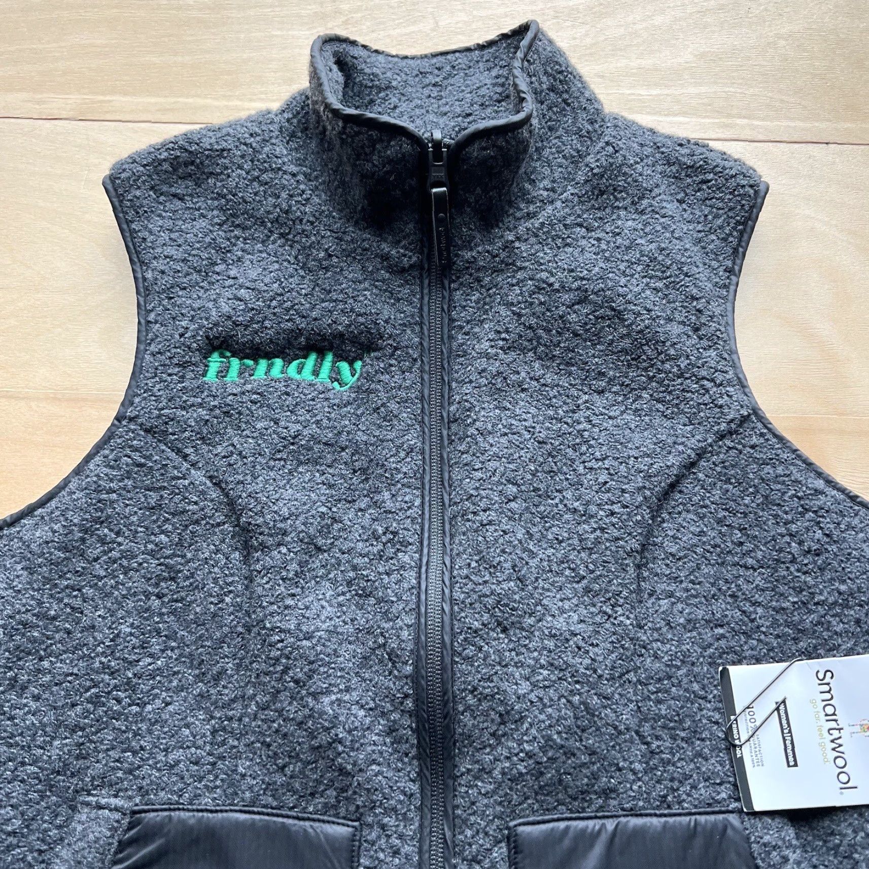 Smartwool SmartWool Anchor Line Reversible Sherpa Vest Women's XS Gray Outerwear NWT Size XS / US 0-2 / IT 36-38 - 3 Thumbnail
