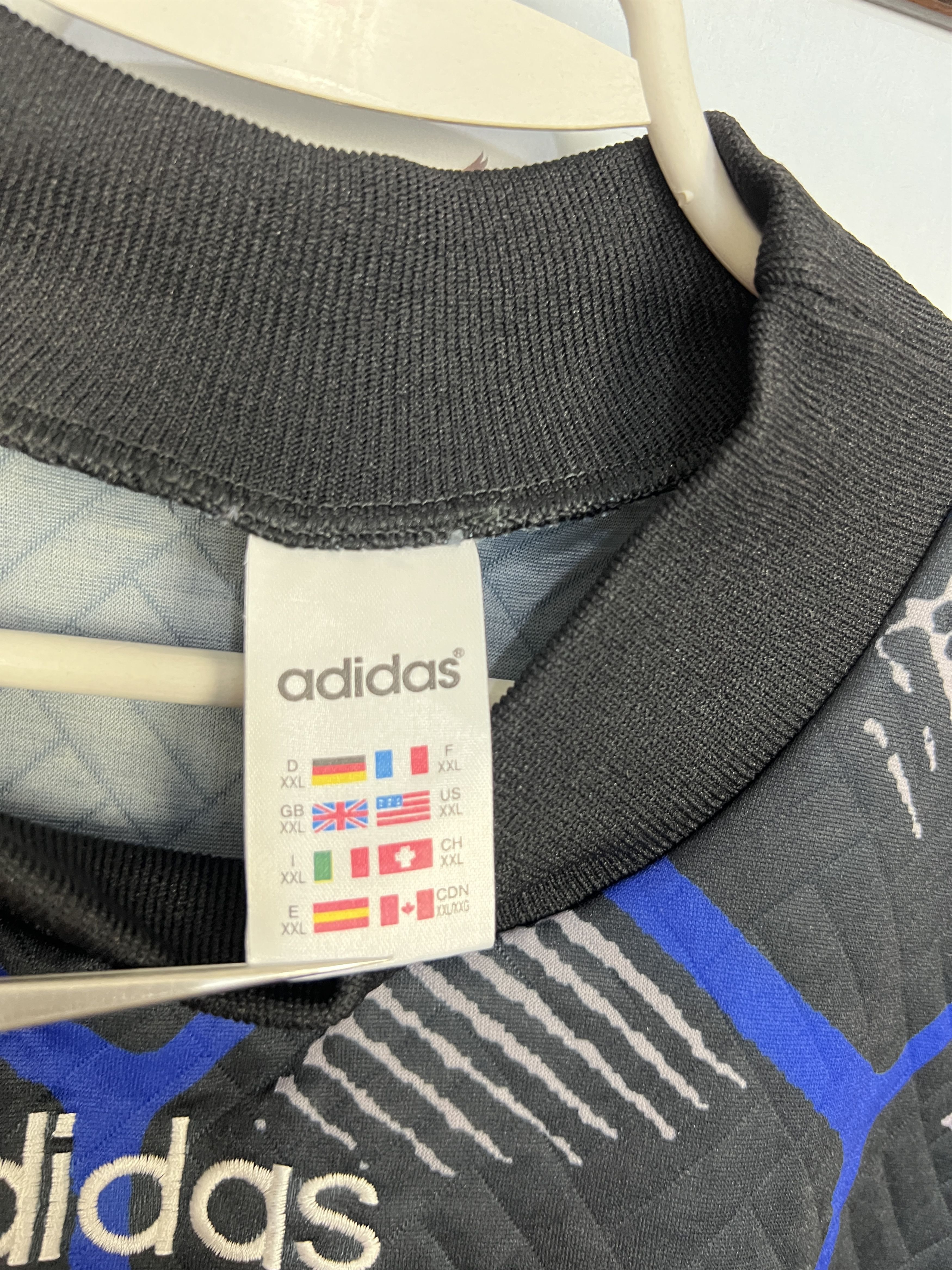 Adidas Vintage Football Goalkeeper Template Shirt Jersey Trikot Size US XXL / EU 58 / 5 - 7 Thumbnail