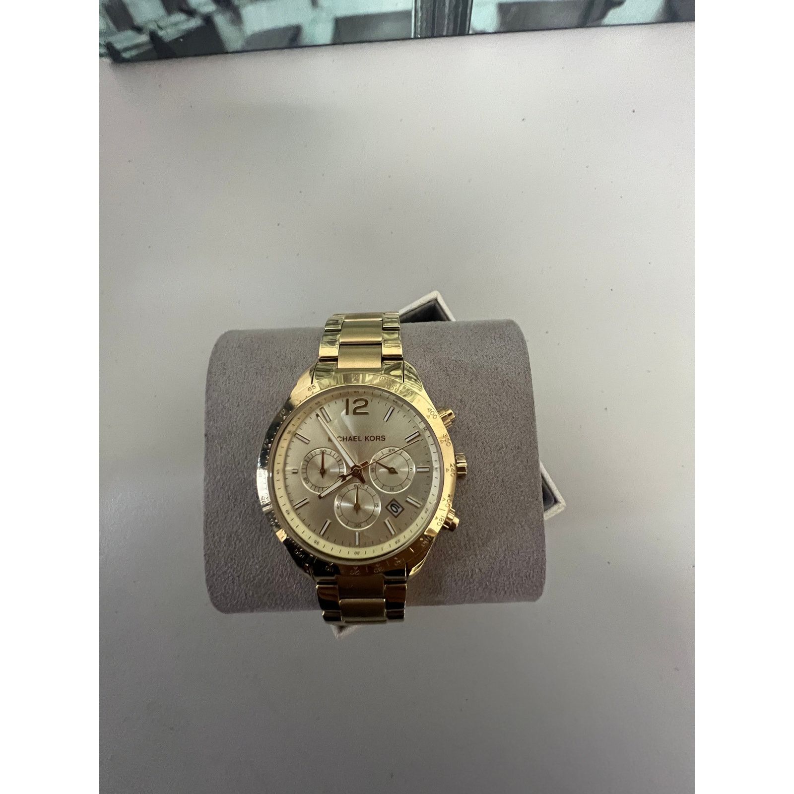 Michael Kors Michael Kors MK6795 Oversized Layton Gold-Tone Watch Size ONE SIZE - 2 Thumbnail