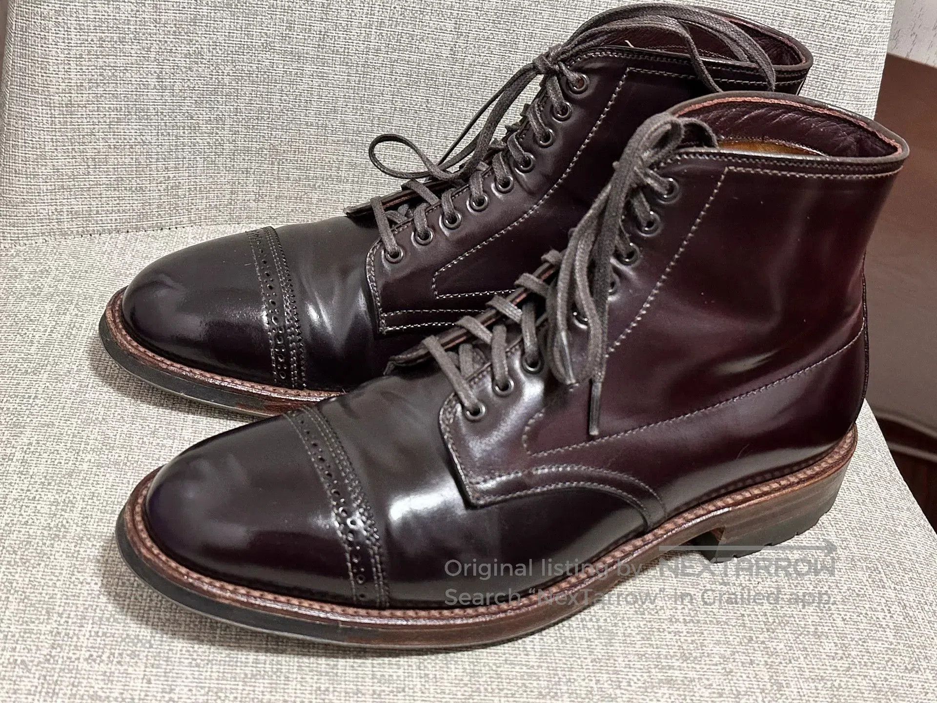 Alden Alden Shell Cordovan Jumper Captoe. Size US 7.5 / EU 40-41 - 3 Thumbnail