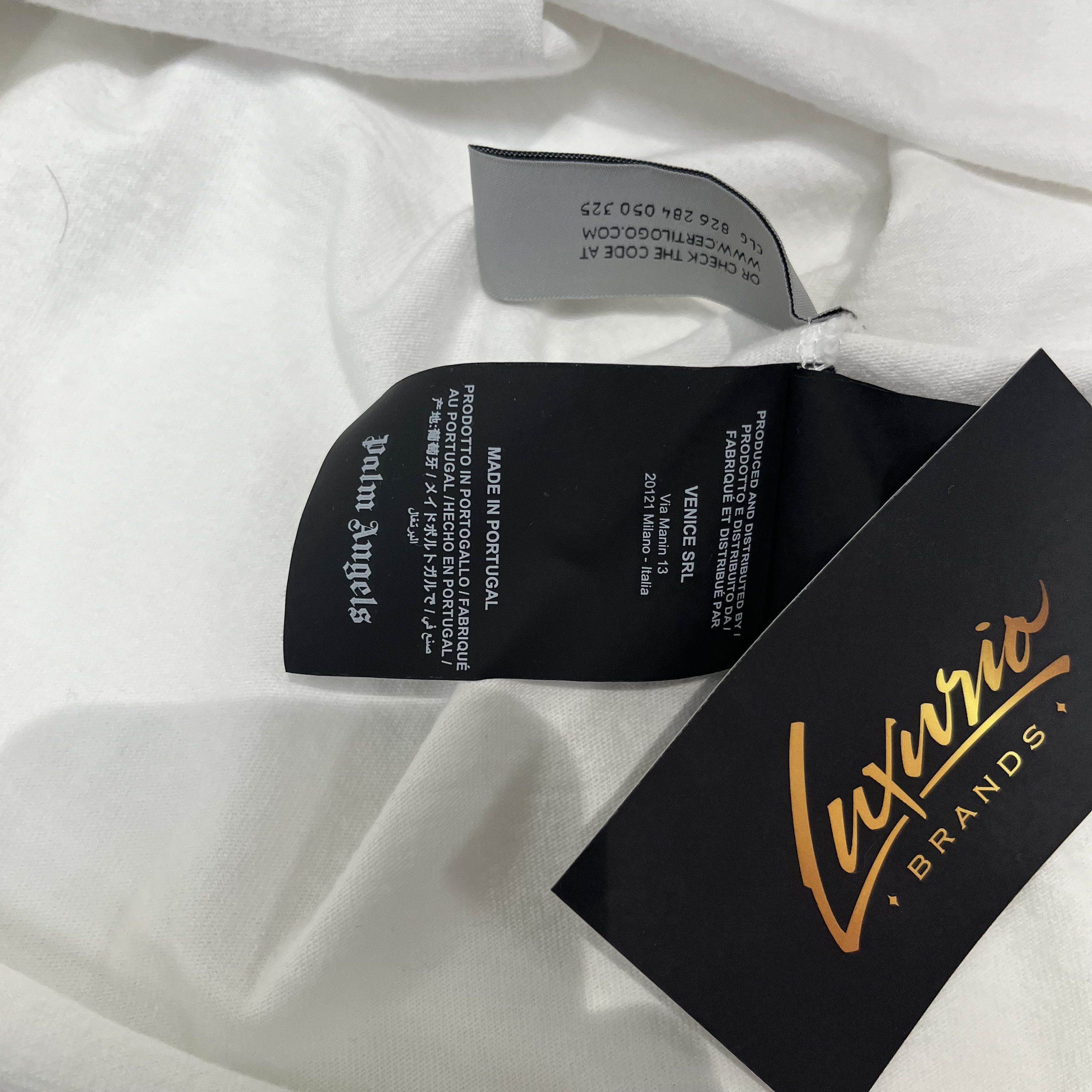 Palm Angels Palm Angels Sprayed Logo Tee Size US XL / EU 56 / 4 - 12 Thumbnail