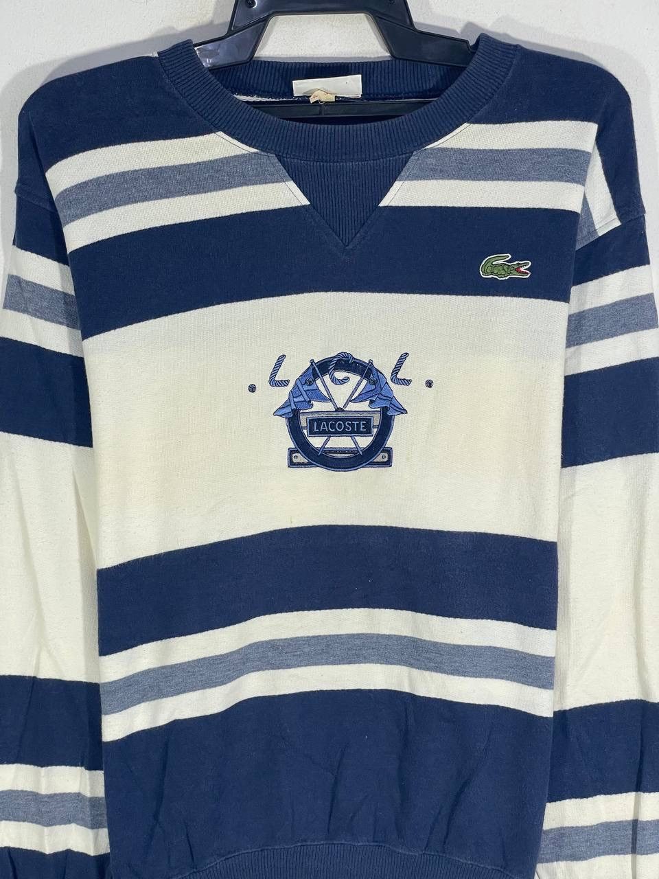Lacoste Vintage Lacoste crocodile wild animal habitat sweatshirt XL Size US XL / EU 56 / 4 - 4 Thumbnail