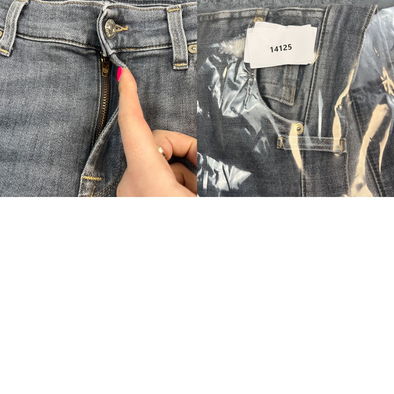 7 For All Mankind 7 For All Mankind Jeans Cropped Womens 10 Light Grey Denim Stretch 7 For All Mankind Jeans Cropped Womens 10 Light Grey Denim Stretch Size 32" / US 10 / IT 46 - 9 Thumbnail