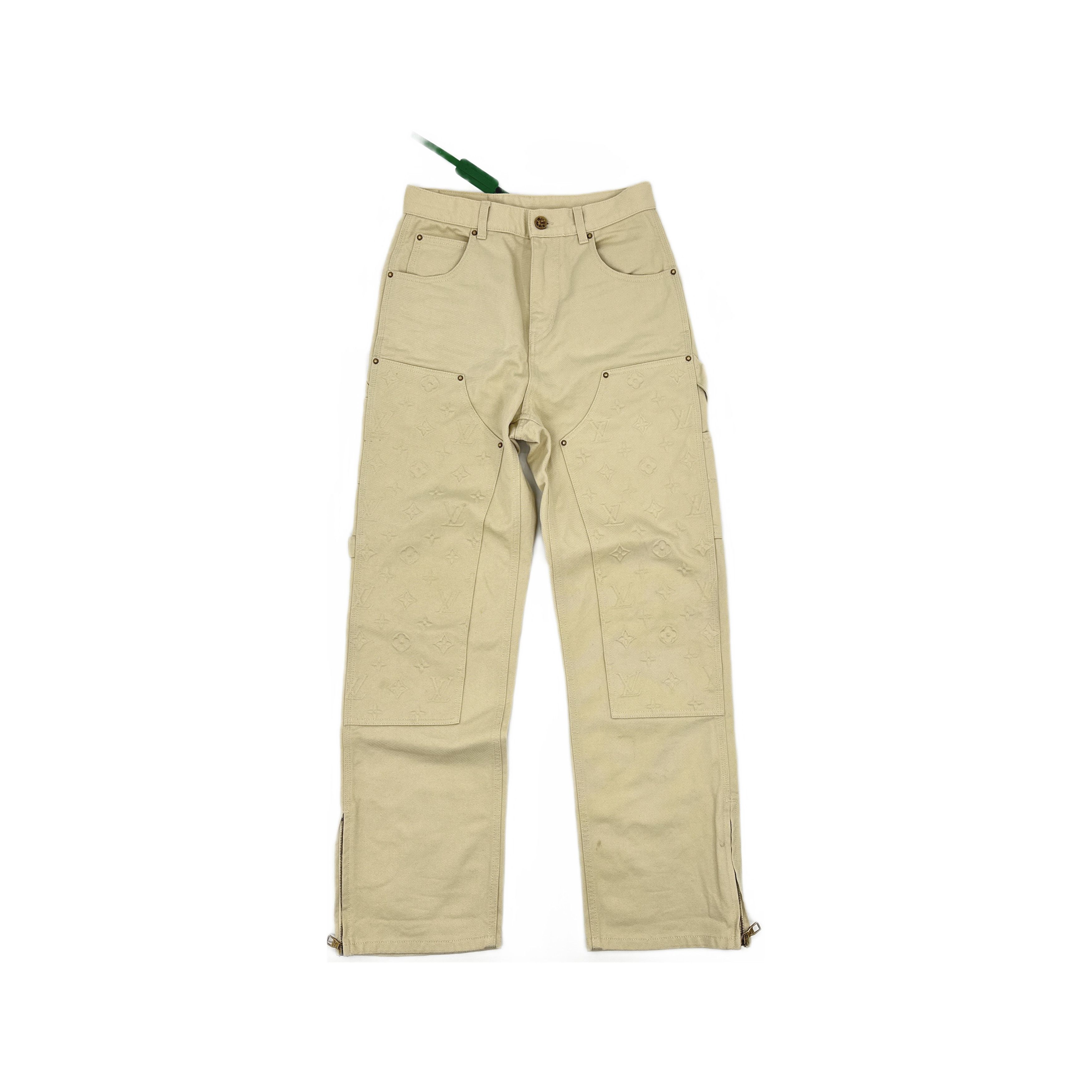Louis Vuitton Louis Vuitton Monogram Embossed Carpenter Pants 28 Size US 28 / EU 44 - 1 Thumbnail