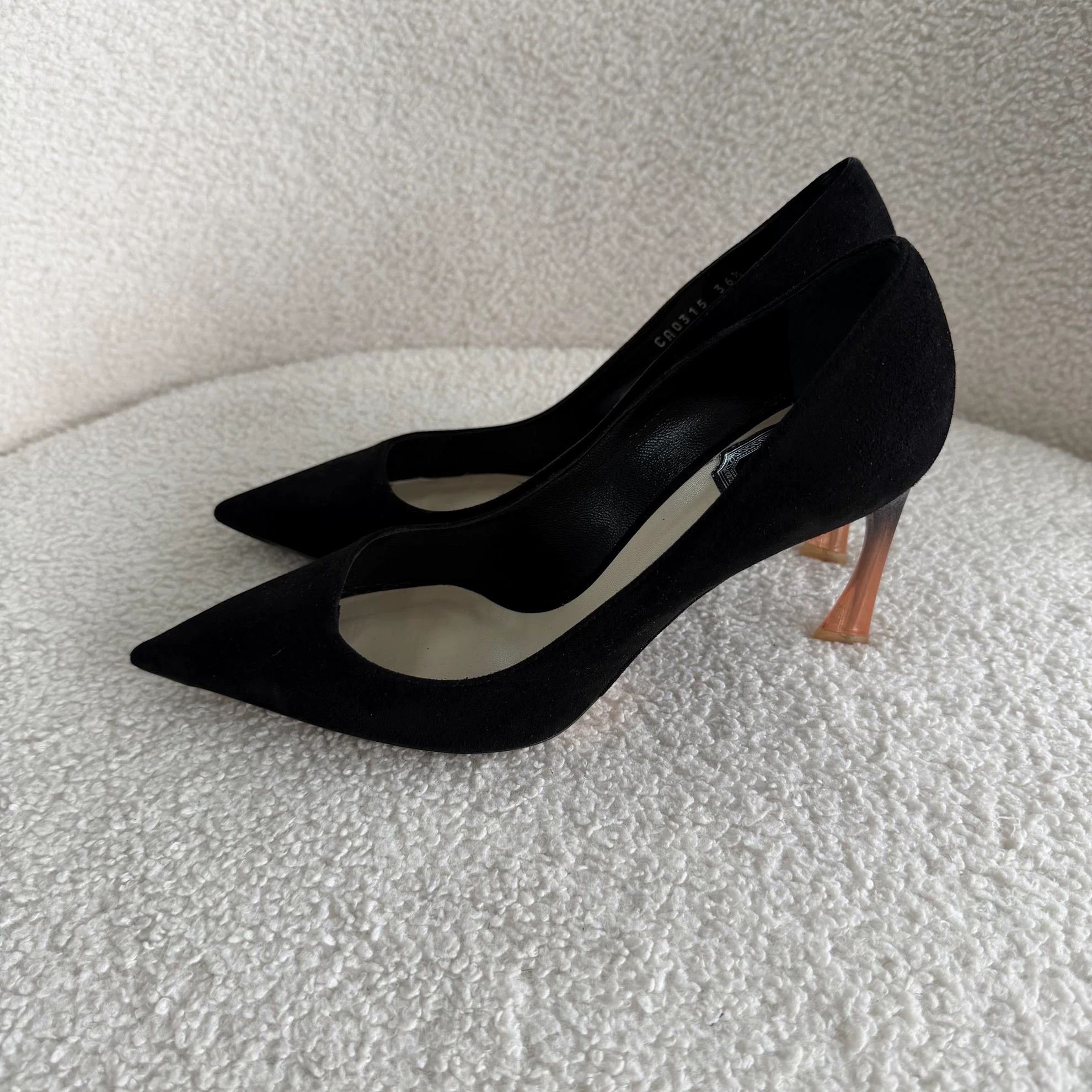 Dior Dior Black Pumps 36.5 3427 Size US 6 / IT 36 - 3 Thumbnail