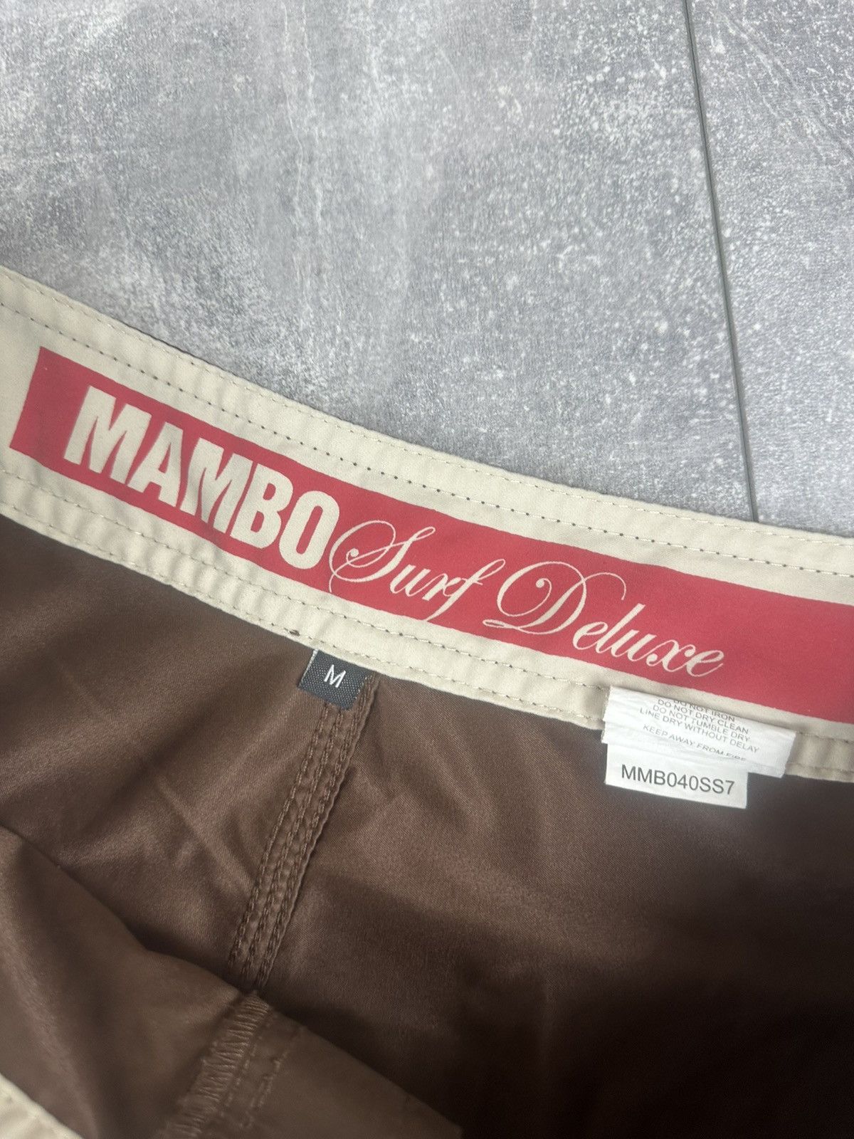 Mambo Mambo Surf Y2K Brown Boards-Shorts Overprint Logo Size US 32 / EU 48 - 9 Thumbnail