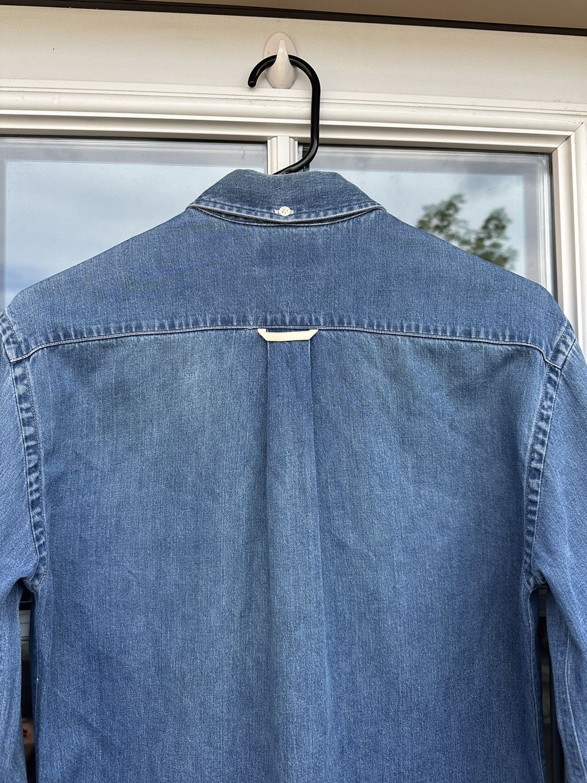 Acne Studios Acne Studios Bleached Denim Western Pocket Shirt Size US S / EU 44-46 / 1 - 8 Thumbnail