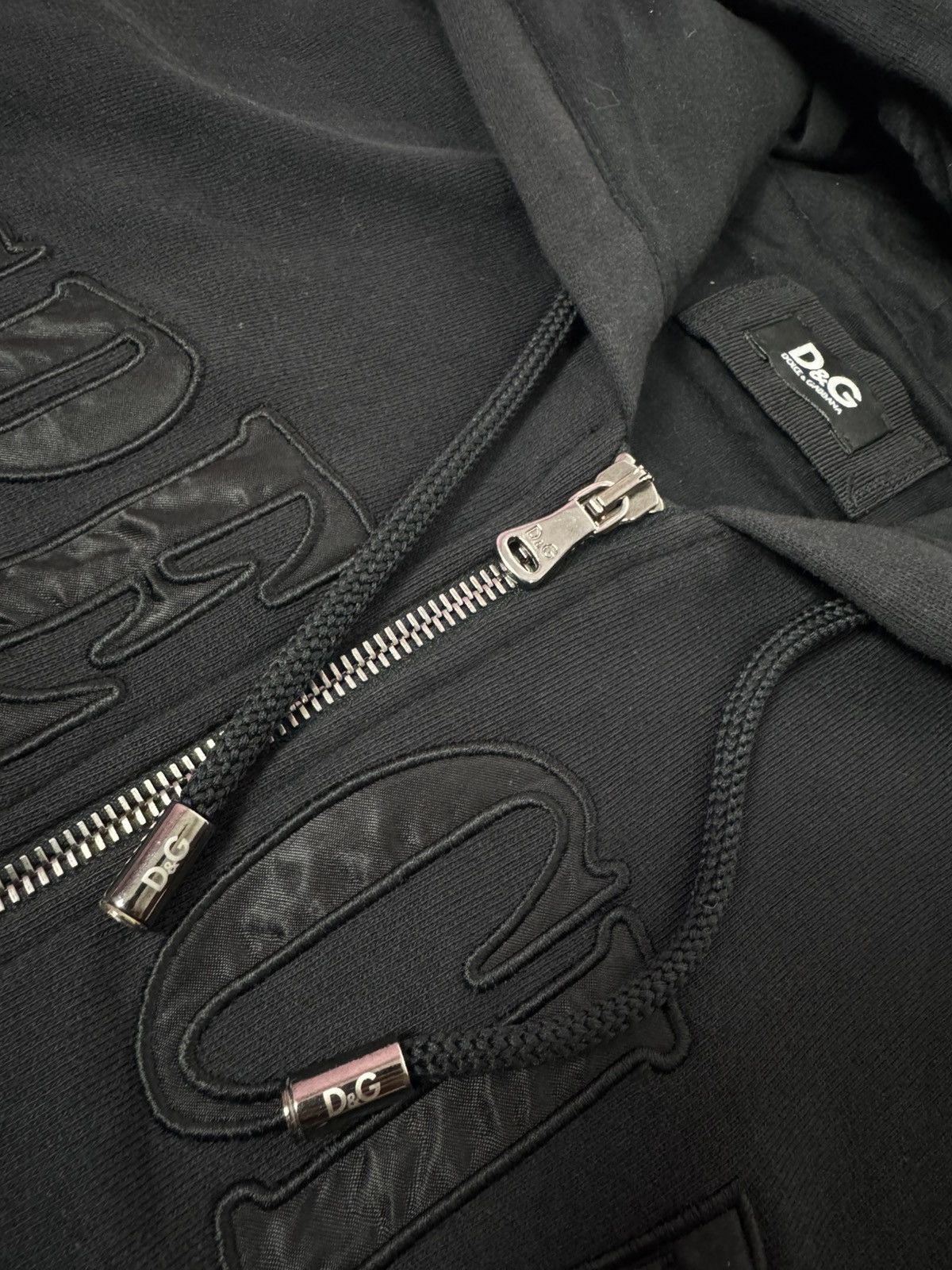 Dolce & Gabbana Dolce Gabana Zip Black Special Player BIg Logo Size M Y2K Size US S / EU 44-46 / 1 - 7 Thumbnail