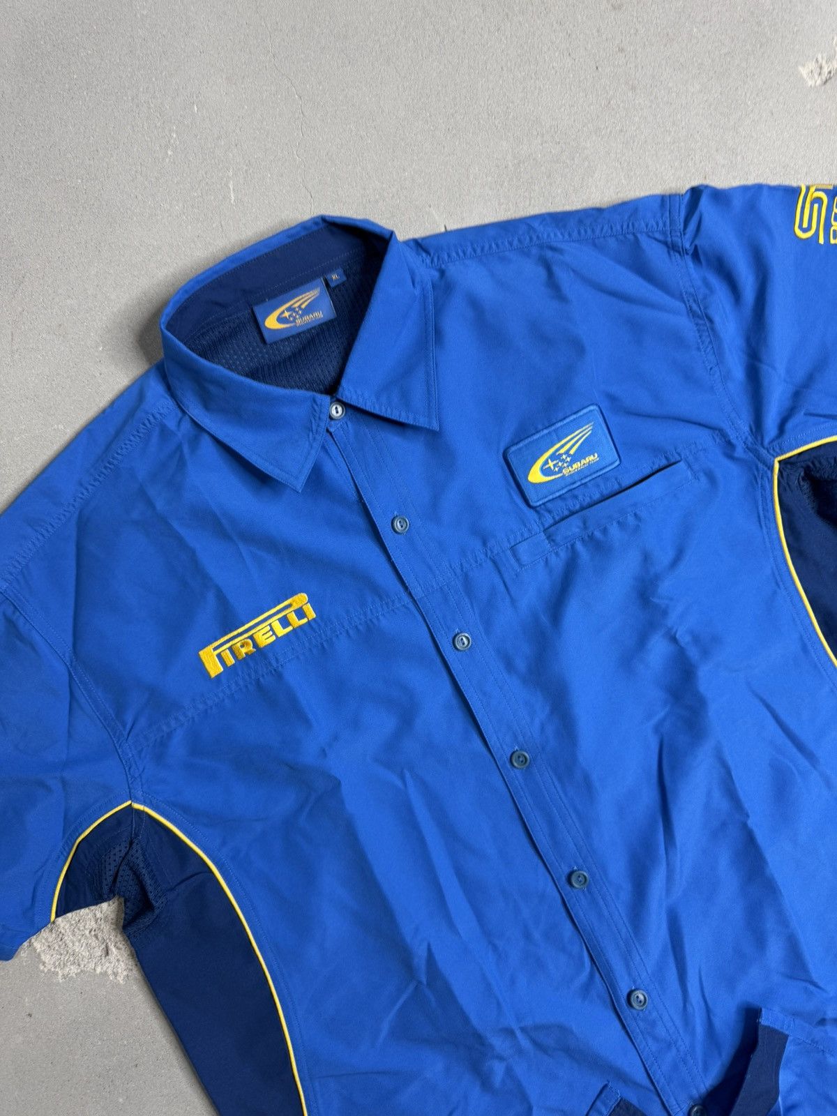 NASCAR × Vintage Vintage Subaru Racing Shirt Button Up Size US XL / EU 56 / 4 - 3 Thumbnail