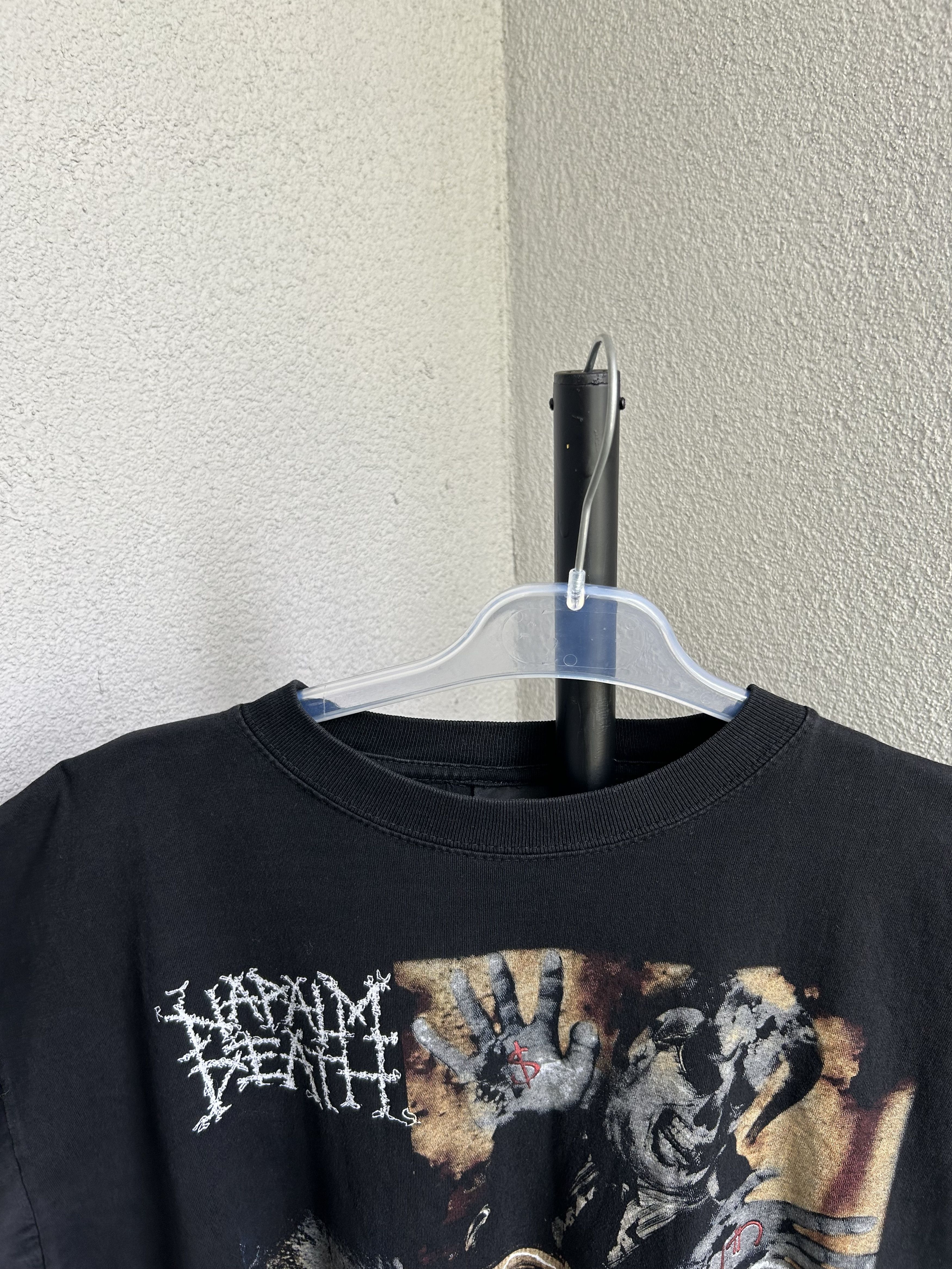 Band Tees × Vintage Vintage 2003 Napalm Death Rock Band T-shirt Size US XL / EU 56 / 4 - 4 Thumbnail