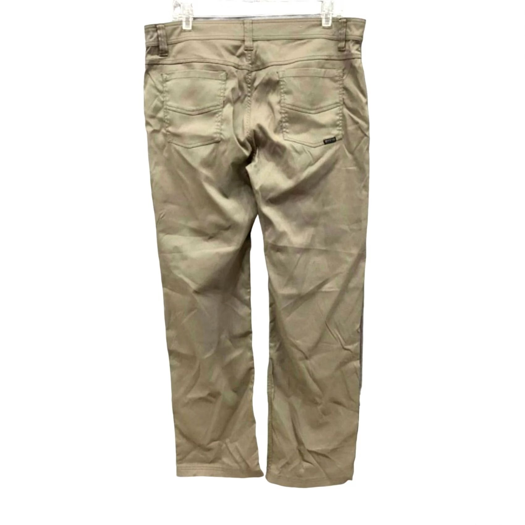 Prana PrAna Pants Men 36x32 Brown Slim Fit Ankle 32 Inseam Regular Size 36W 32L Mens Size US 36 / EU 52 - 2 Thumbnail