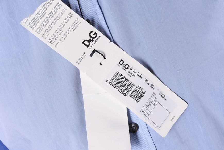 Dolce & Gabbana D&G Dolce & Gabbana Brad Light Blue Dress Shirt Size L Size US L / EU 52-54 / 3 - 8 Thumbnail