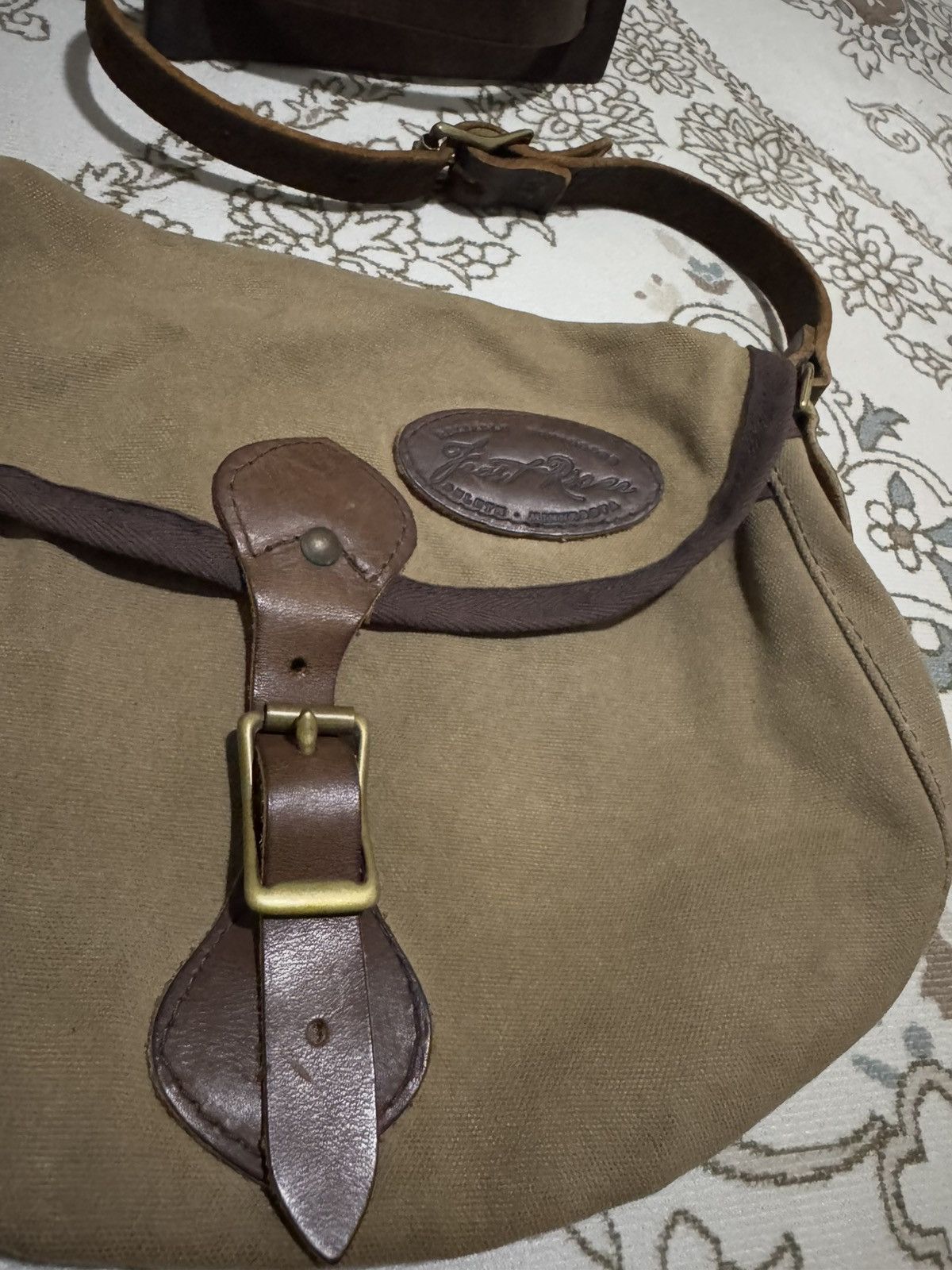 Duluth Pack × Duluth Trading Company × Vintage True Vtg Frost River by Duluth Shell Waxed Canvas Sling Bag Size ONE SIZE - 4 Thumbnail