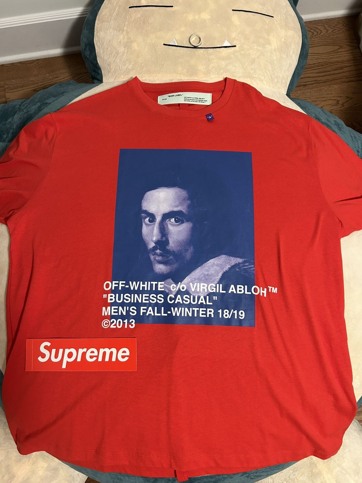 Off-White Off-White “Bernini Red” Tee Size US M / EU 48-50 / 2 - 1 Thumbnail