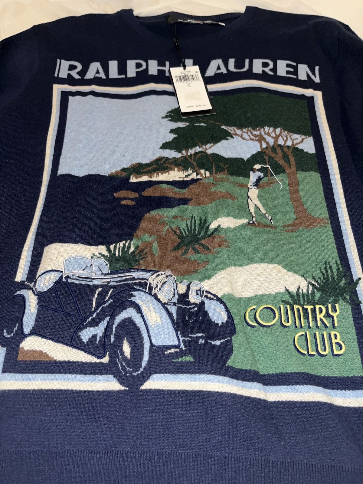 Polo Ralph Lauren Rare RLX Ralph Lauren Country Club Knitted Sweater Size US L / EU 52-54 / 3 - 4 Thumbnail