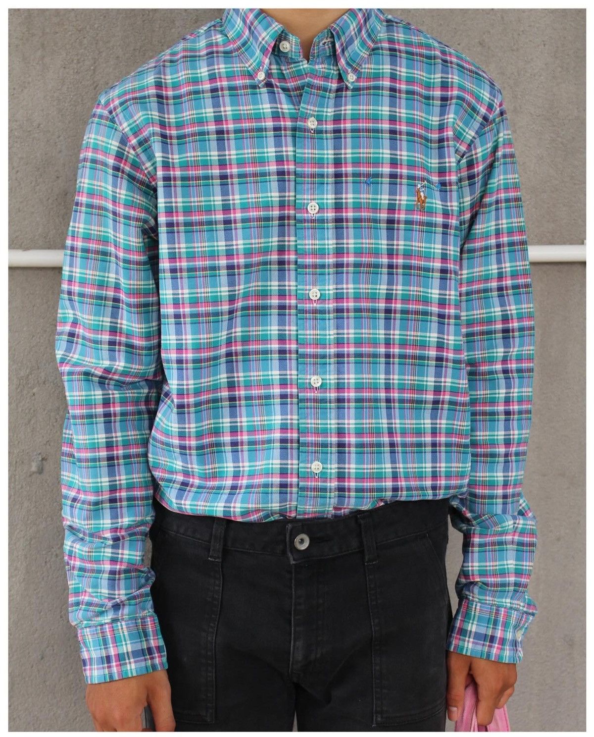 Polo Ralph Lauren 2000S POLO RALPH LAUREN PLAID SHIRT Size US M / EU 48-50 / 2 - 2 Thumbnail