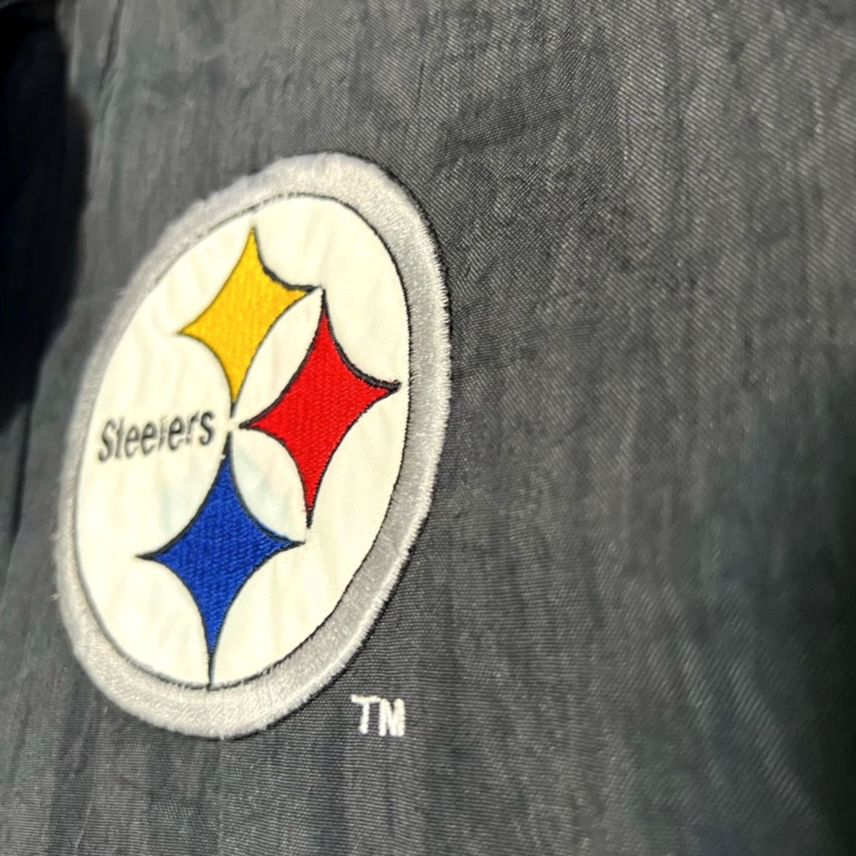 Logo Athletic VINTAGE Logo Athletic NFL Pro Line Pittsburgh Steelers Jacket Size US XL / EU 56 / 4 - 5 Thumbnail
