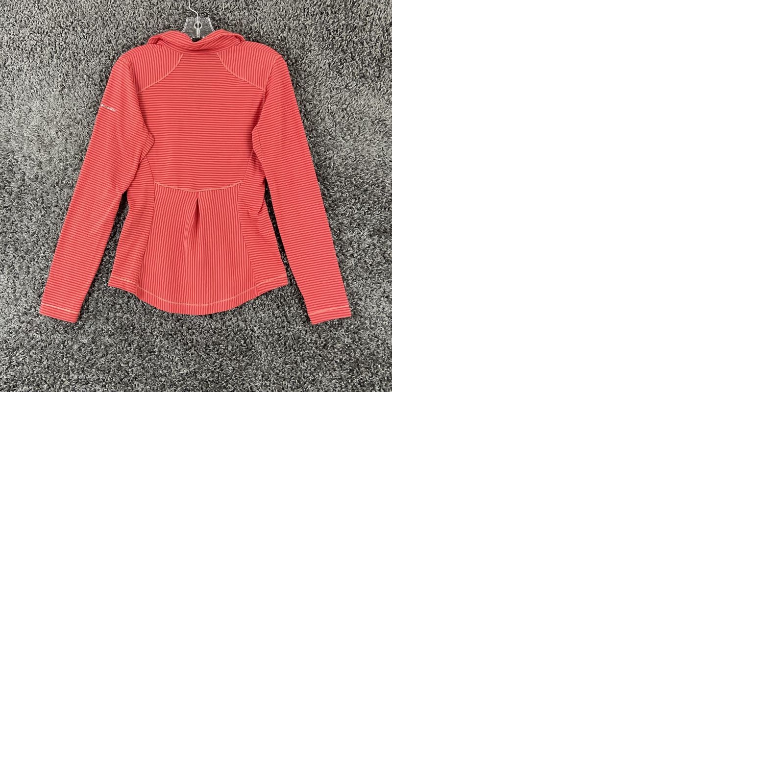 Vintage Columbia Sportswear Company Workout Top Women’s M Orange Striped Long Sleeves Size M / US 6-8 / IT 42-44 - 9 Thumbnail