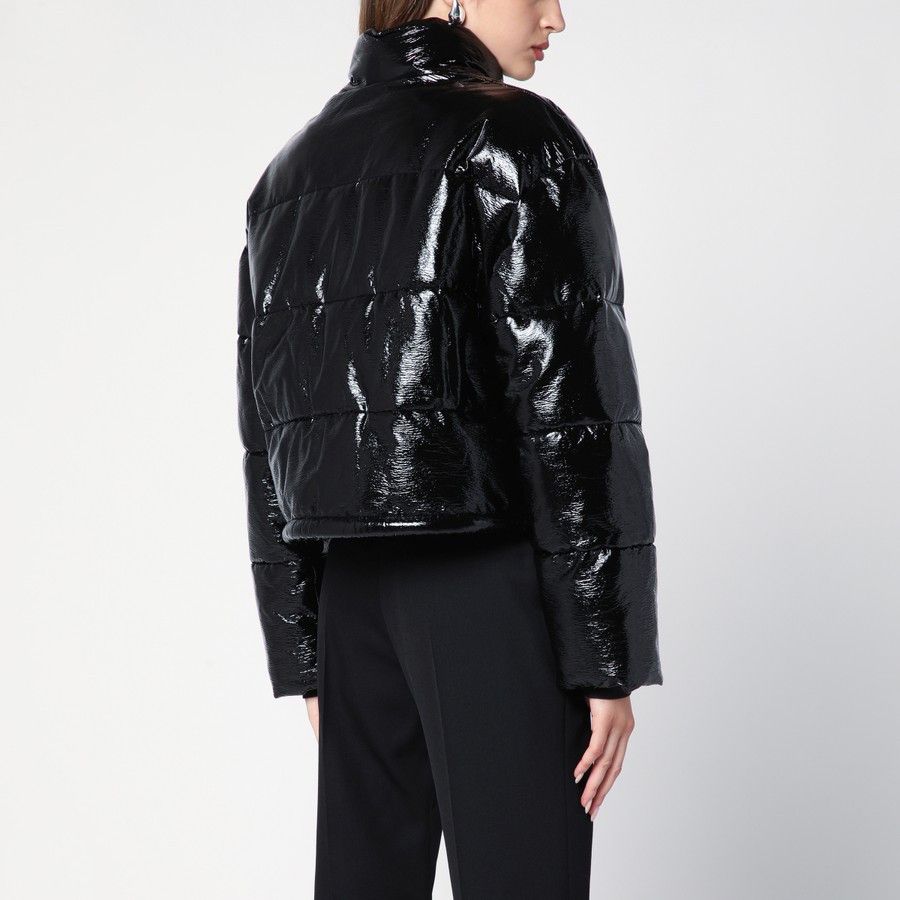 Courreges o1d2blof0824 Shiny Down Jacket in Black Size S / US 4 / IT 40 - 3 Thumbnail