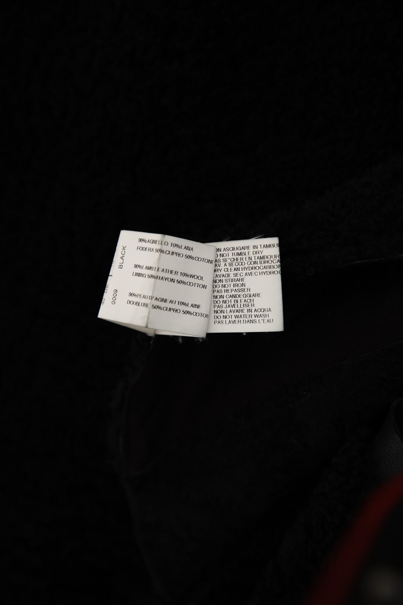 Rick Owens F/W 2009 "CRUST" Black Leather Asymmetric Coat Size M / US 6-8 / IT 42-44 - 15 Thumbnail