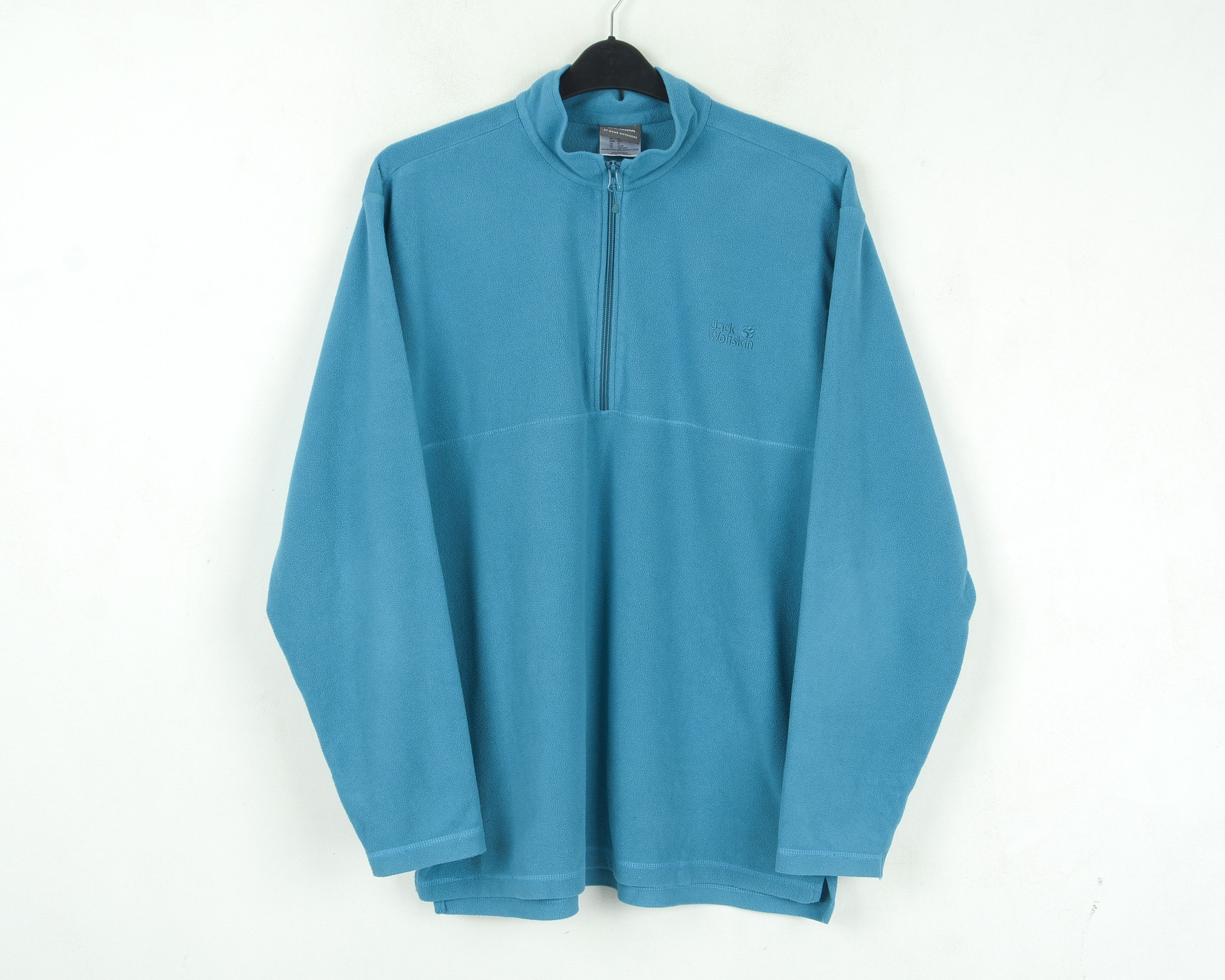 Jack Wolfskin Fleece Pullover Jumper Zip Up Sweater Sweatshirt Jacket Size US XL / EU 56 / 4 - 1 Thumbnail