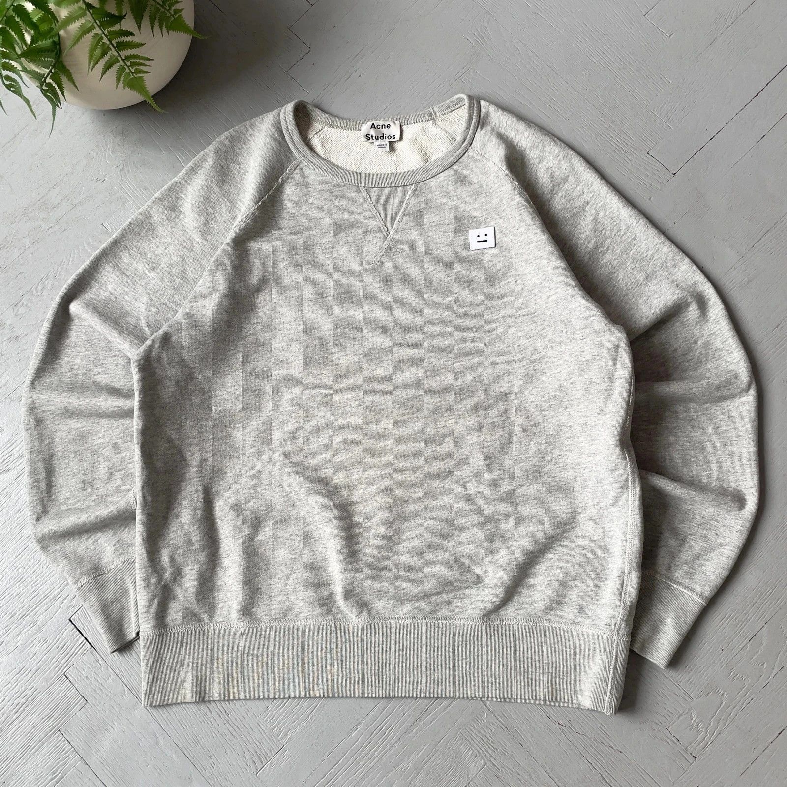 Acne Studios Acne Studios Smiley Face Crewneck Sweatshirt Size US M / EU 48-50 / 2 - 1 Thumbnail