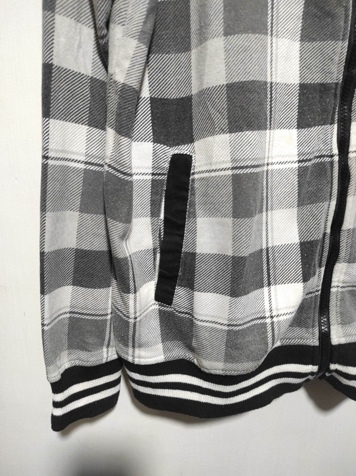 Japanese Brand One After 99 plaid zip fur hoodie ifsix LGB style Size US L / EU 52-54 / 3 - 4 Thumbnail
