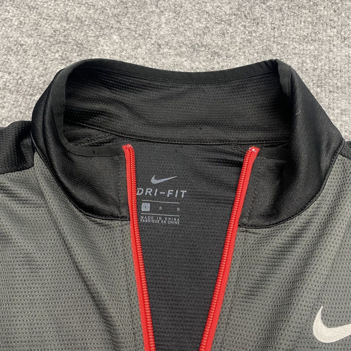 Nike Nike Rivalry Jacket Red Grey Black Full Zip Size Large Size US L / EU 52-54 / 3 - 4 Thumbnail