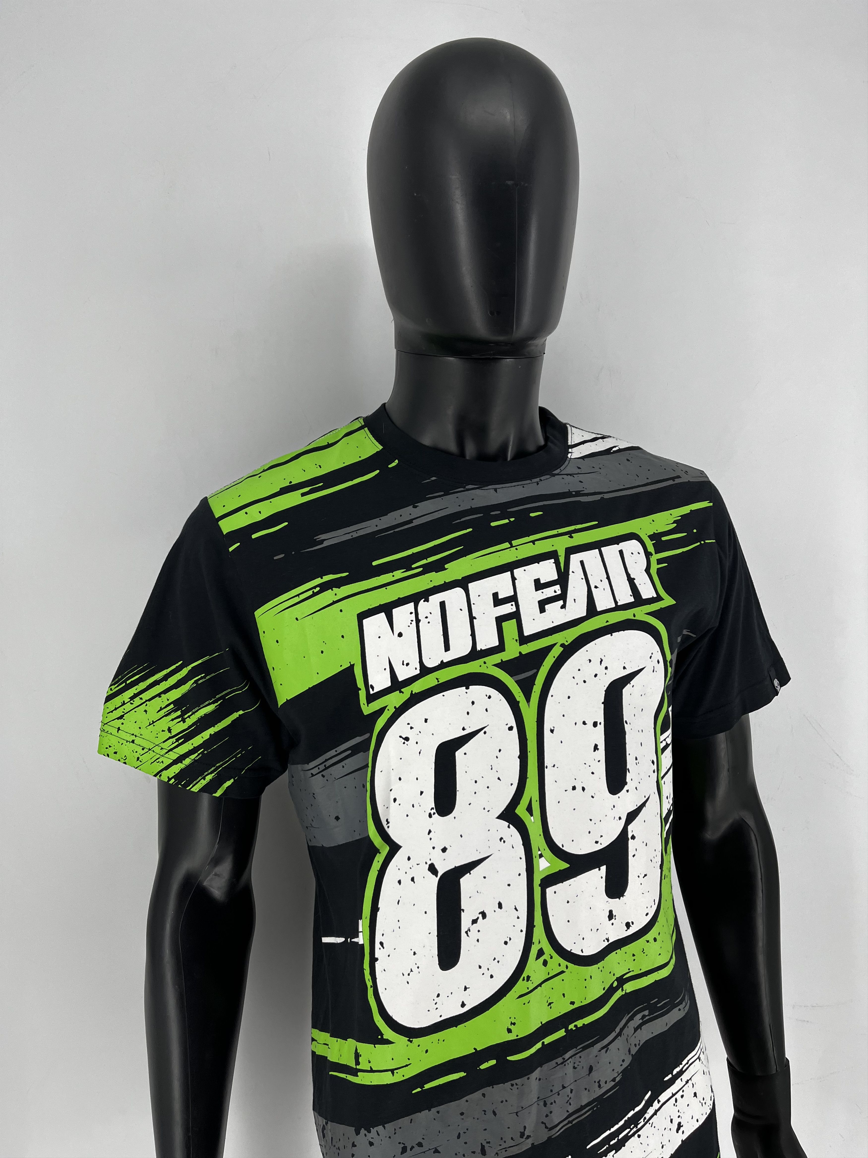 No Fear Y2k Vintage No Fear Overprint Fox Racing Monster Energy Tee Size US M / EU 48-50 / 2 - 3 Thumbnail