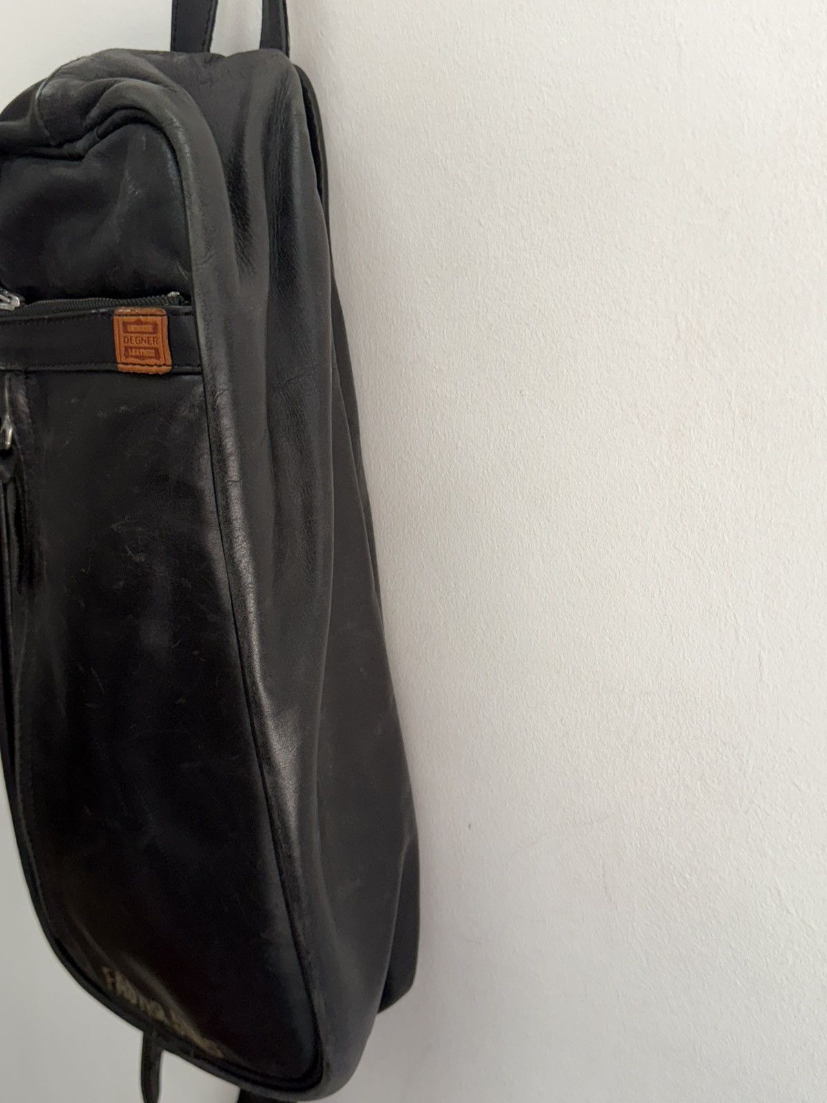 Leather Faster Son Degner Motorcycles Leather Crossbody Size ONE SIZE - 3 Thumbnail