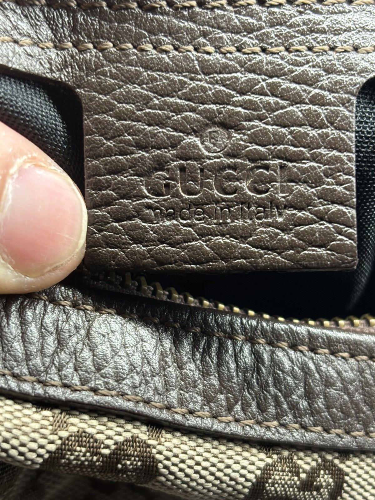 Designer × Gucci × Vintage Vintage Monogram Bag Gucci Size ONE SIZE - 12 Thumbnail