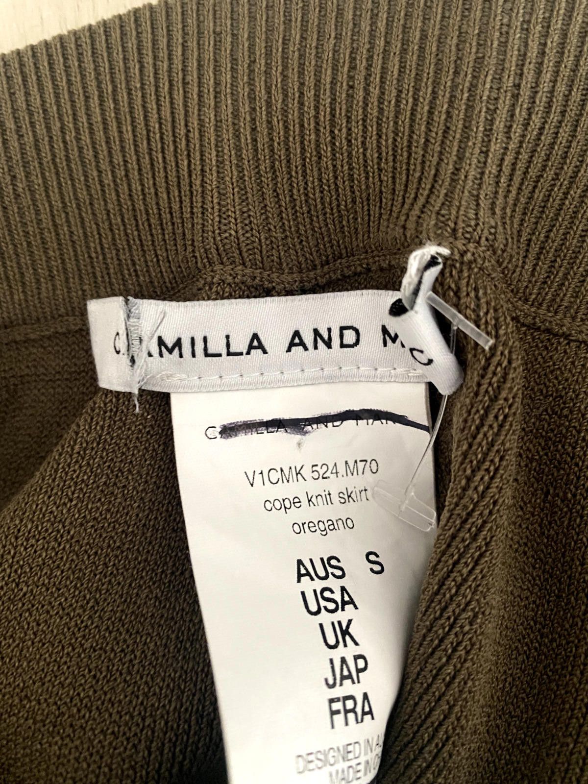Designer Camilla and Marc Midi brown skirt size small Size 28" / US 6 / IT 42 - 2 Thumbnail