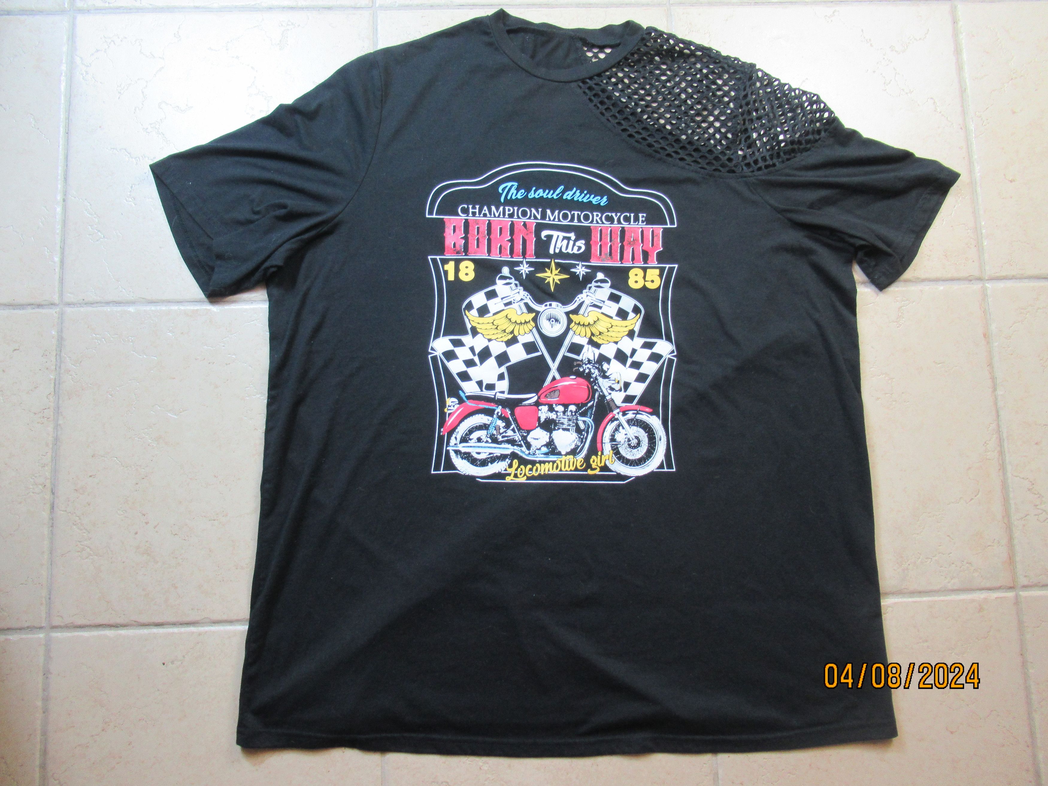 Other Born This Way black t-shirt Size 3XL / US 20-22 - 1 Thumbnail