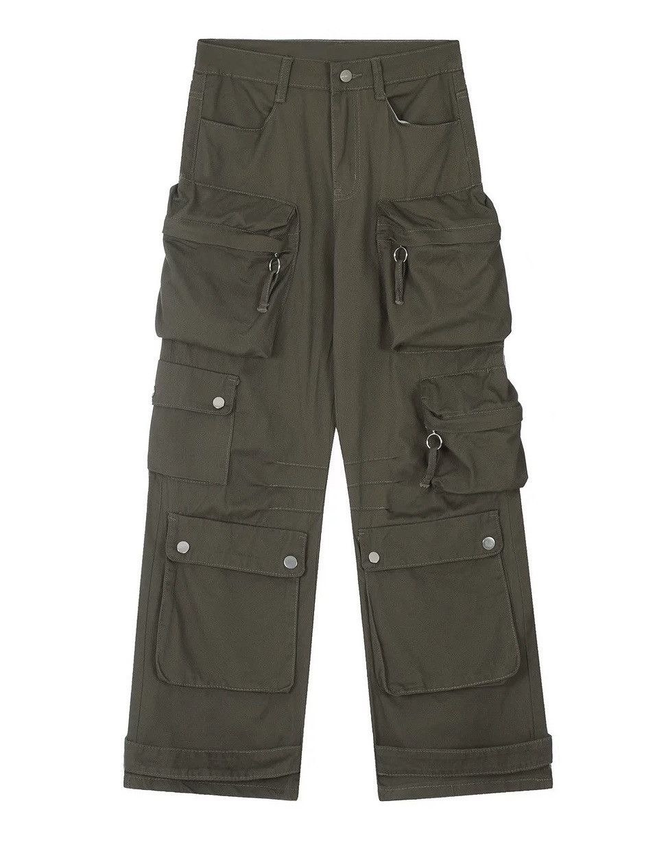 Japanese Brand × Vintage Utility grunge retro multi pocket cargo pants Size US 33 - 8 Thumbnail