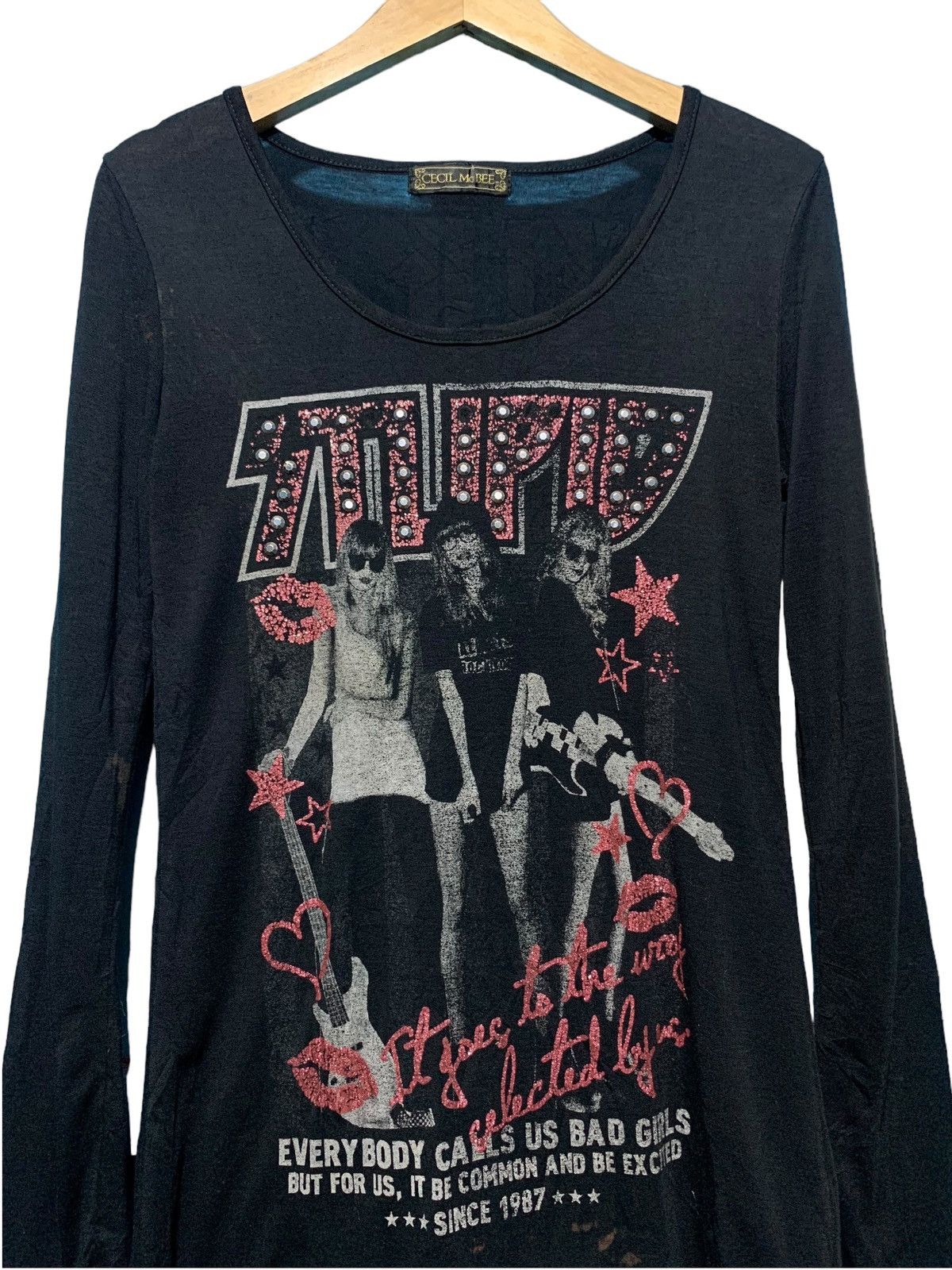 14th Addiction Y2k Cecil McBee gothic punk japanese longsleeve Size US M / EU 48-50 / 2 - 2 Thumbnail