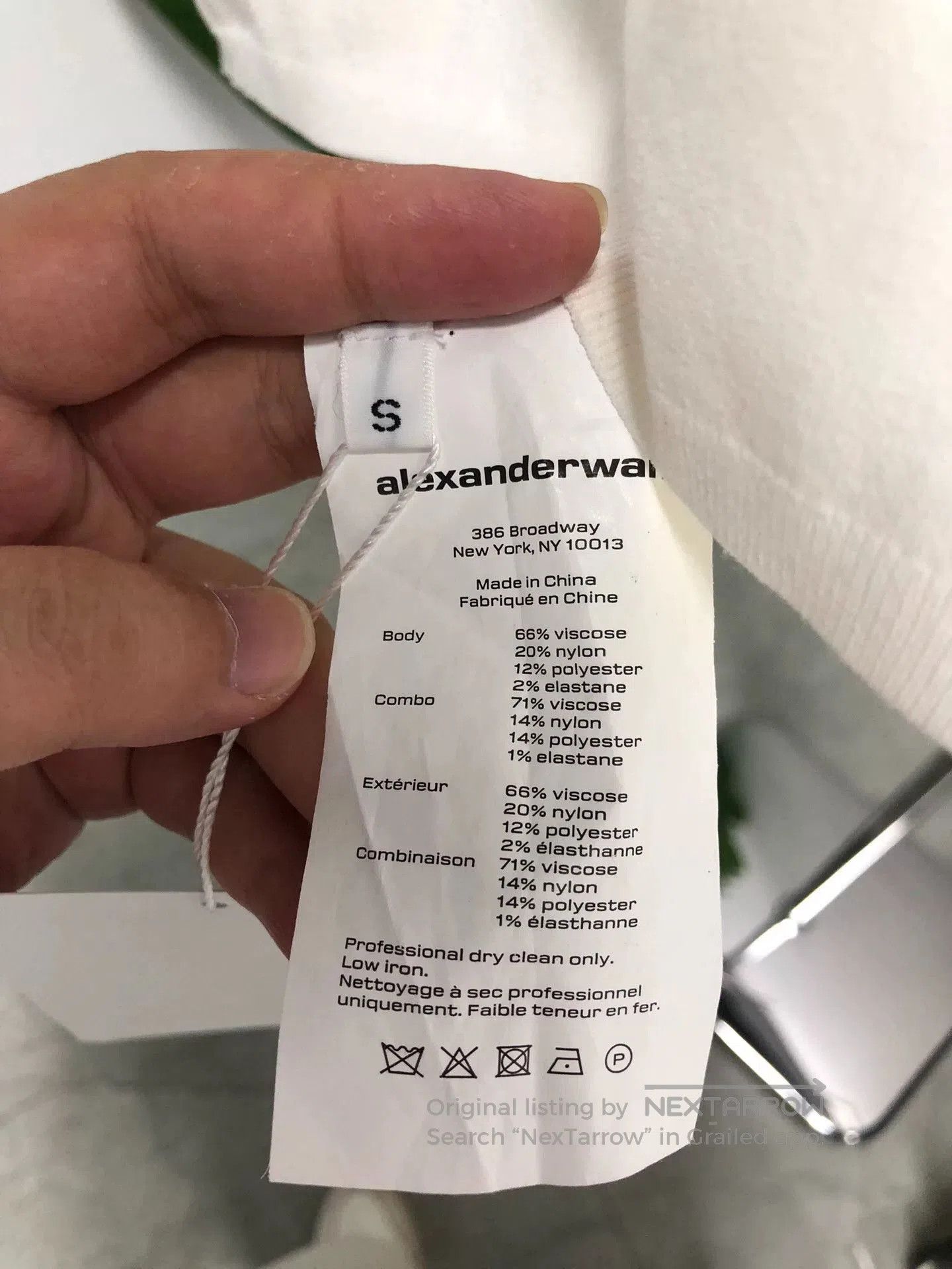 Alexander Wang alexander wang embroidered white short sleeve top. Size S / US 4 / IT 40 - 3 Thumbnail