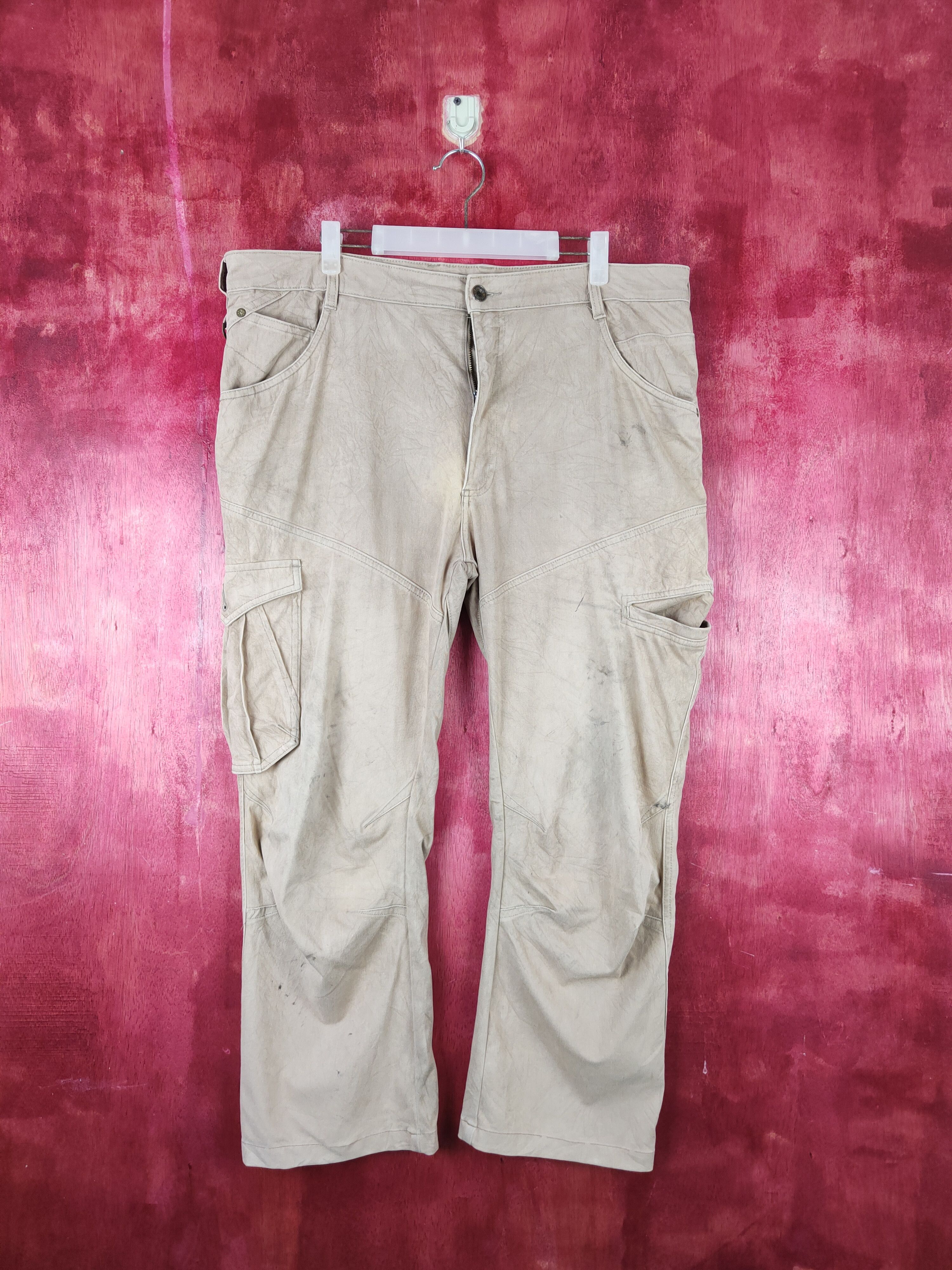 image of Vintage Fieldcore Brown Multipocket Tactical Cargo Pants S1308, Men's (Size 38)