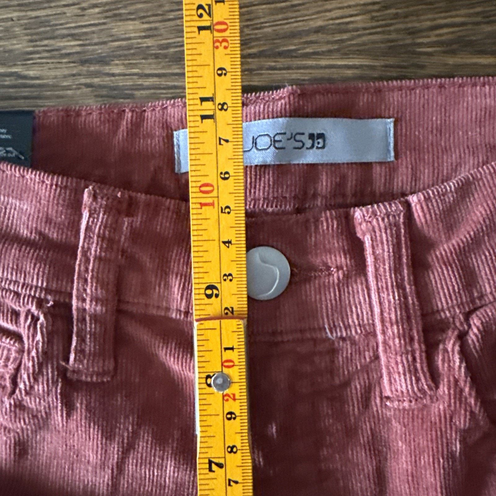 Joe's Joe's Jeans Corduroy HighRise Flare Pants Burnt Orange Retro Size 23" - 5 Thumbnail