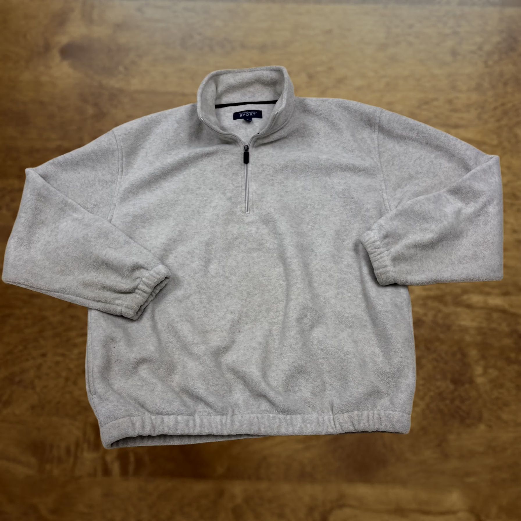 Croft & Barrow Croft & Barrow SPORT Sweatshirt Mens Medium Gray Fleece 1/4 Zip Pullover Size US M / EU 48-50 / 2 - 1 Thumbnail
