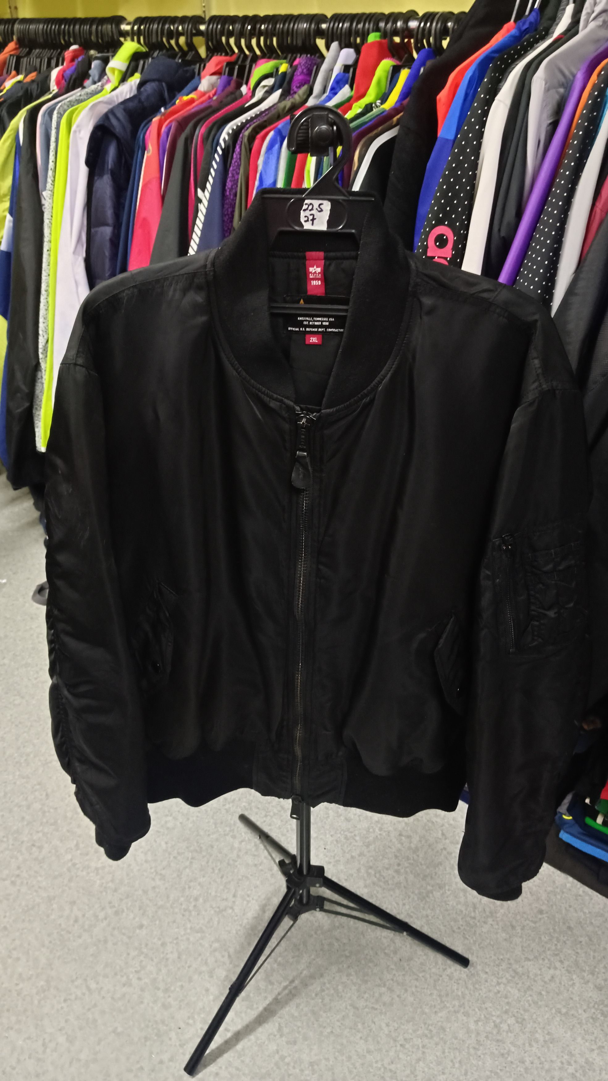 Alpha Industries Alpha Industries Black Bomber Jacket Size US XXL / EU 58 / 5 - 1 Thumbnail