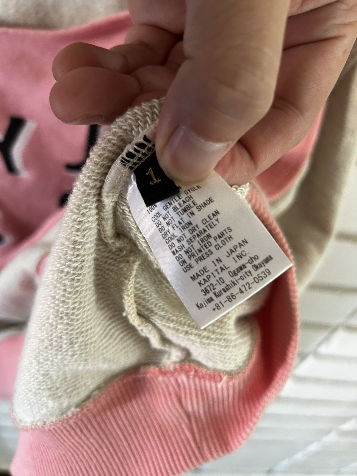 Kapital Kapital "Mary Jane Pure Sweet" Crewneck Sweater (sz1) Size US S / EU 44-46 / 1 - 6 Thumbnail