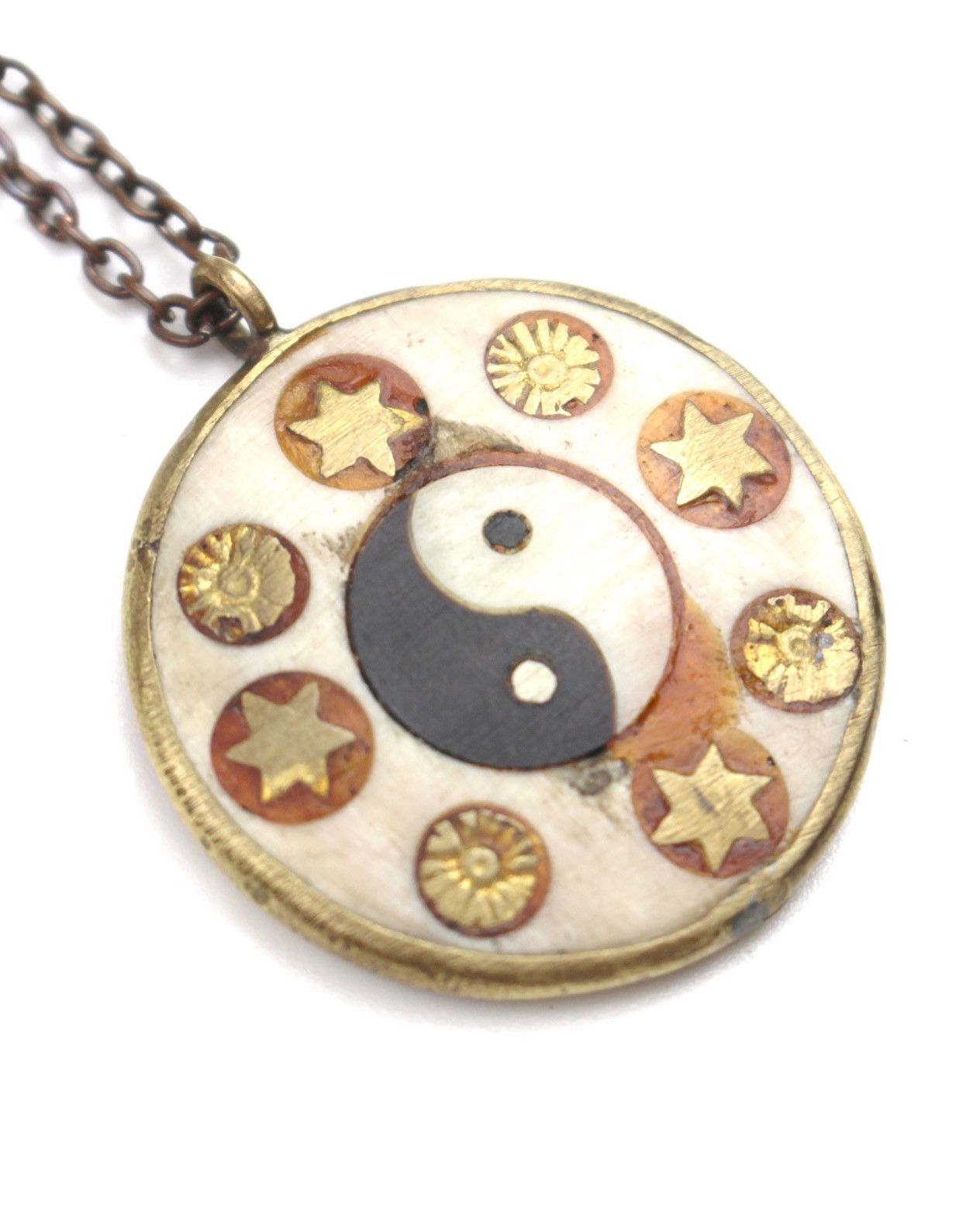 Hysteric Glamour 2000S YIN YANG & TIBETAN SUN REVERSIBLE PENDANT NECKLACE Size ONE SIZE - 4 Thumbnail