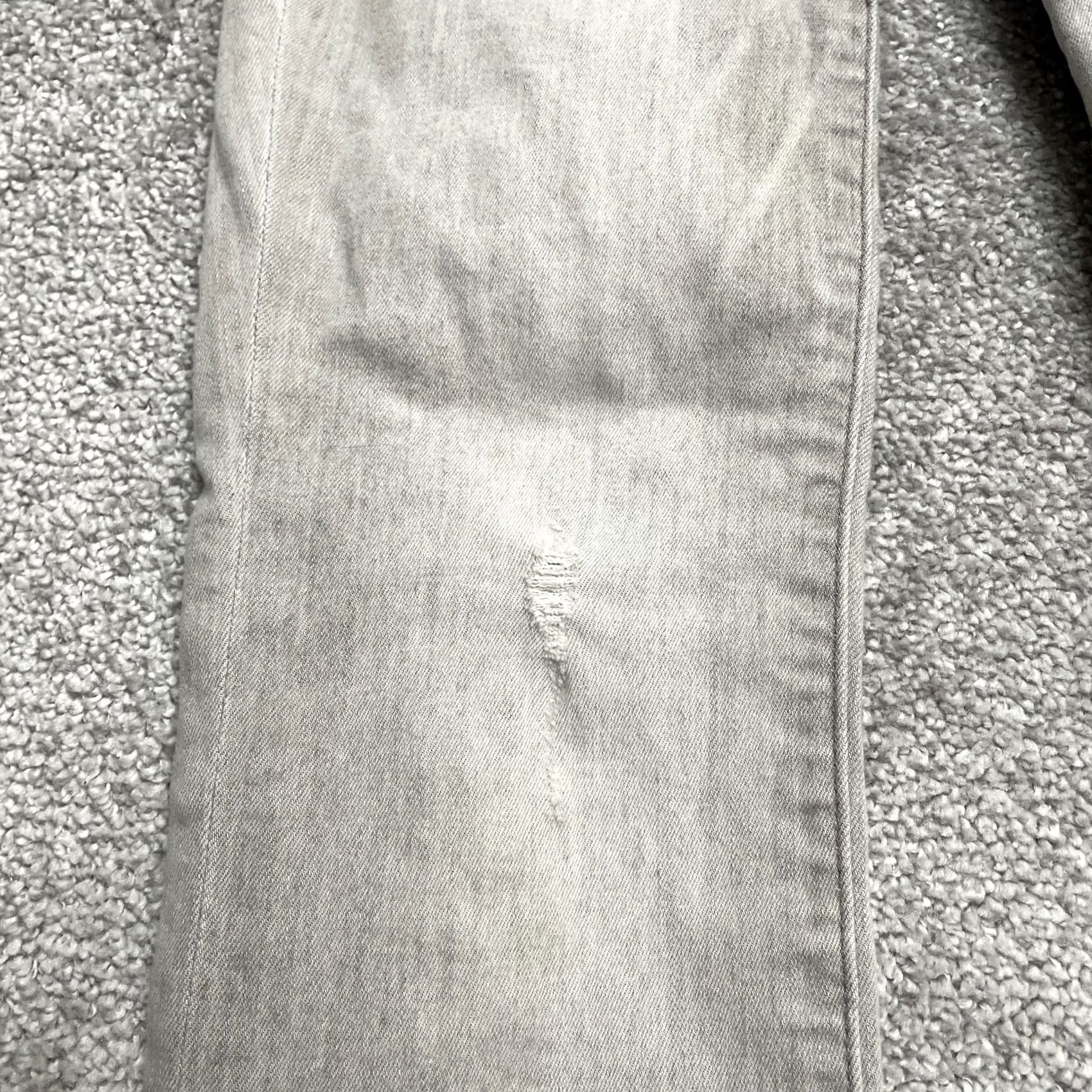 J.Crew J.Crew Stretch Low Rise Skinny Jeans Gray Denim Casual 26x27 Womens 2 Washed Size 42" / US 20 - 3 Thumbnail