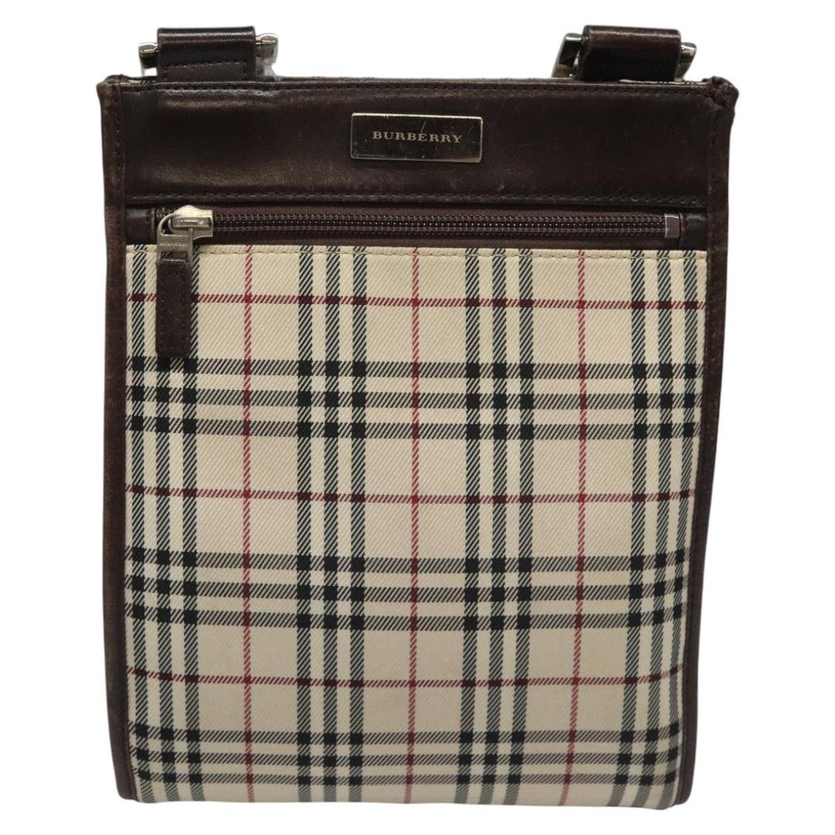 Burberry Burberry Nova Check Shoulder Bag Canvas Beige Size ONE SIZE - 13 Thumbnail